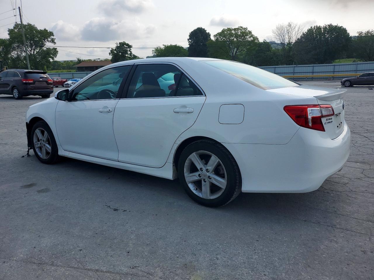 2014 Toyota Camry Se White vin: 4T1BF1FK8EU774658