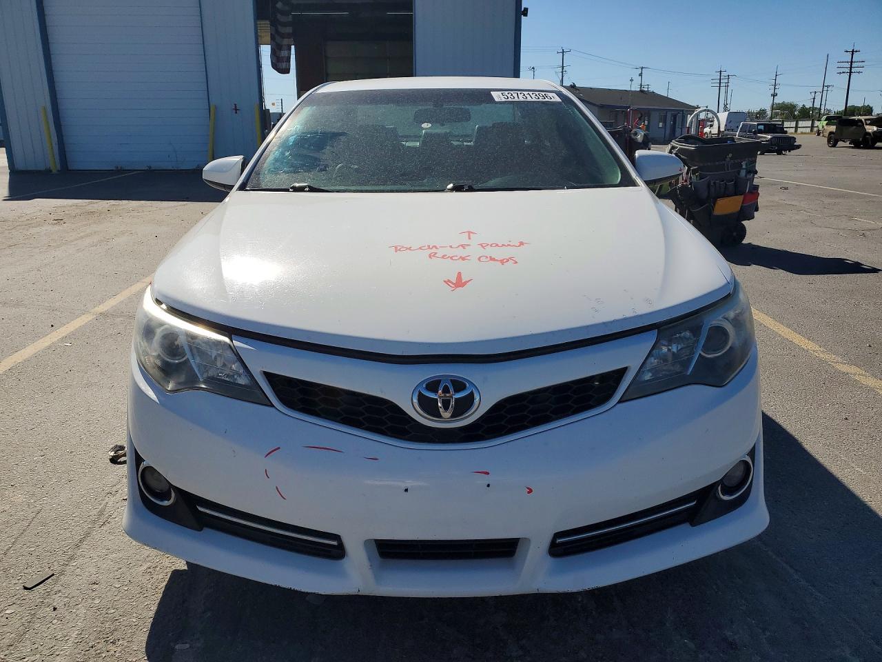 2014 Toyota Camry Se White vin: 4T1BF1FK8EU782937