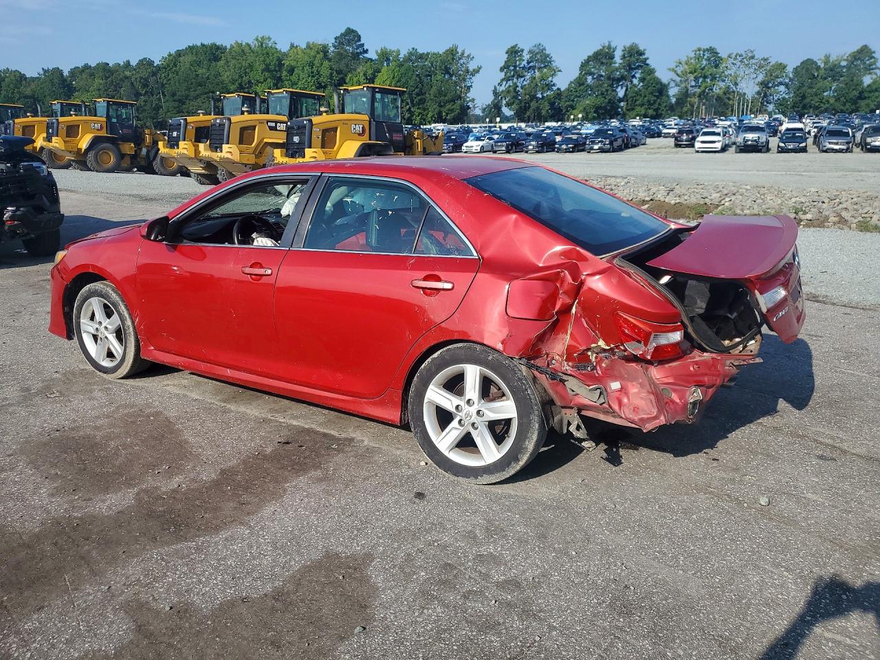 2014 Toyota Camry Se Red vin: 4T1BF1FK8EU788074