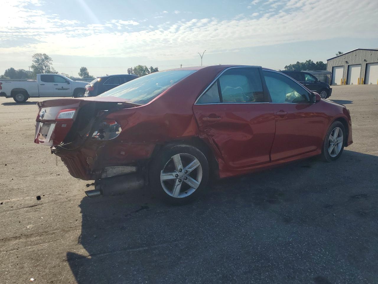 2014 Toyota Camry Se Red vin: 4T1BF1FK8EU788074