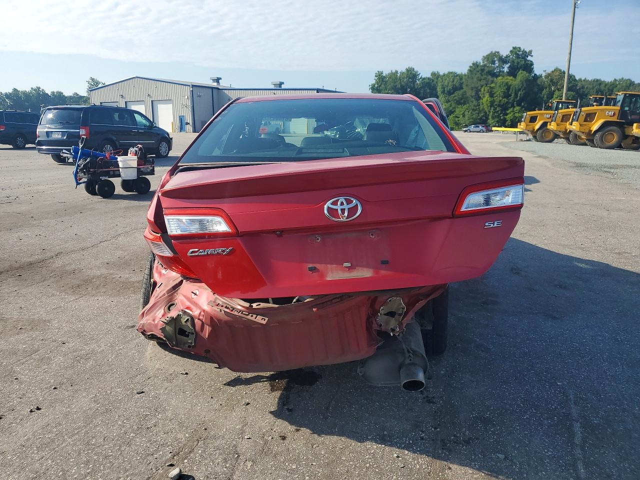 2014 Toyota Camry Se Red vin: 4T1BF1FK8EU788074
