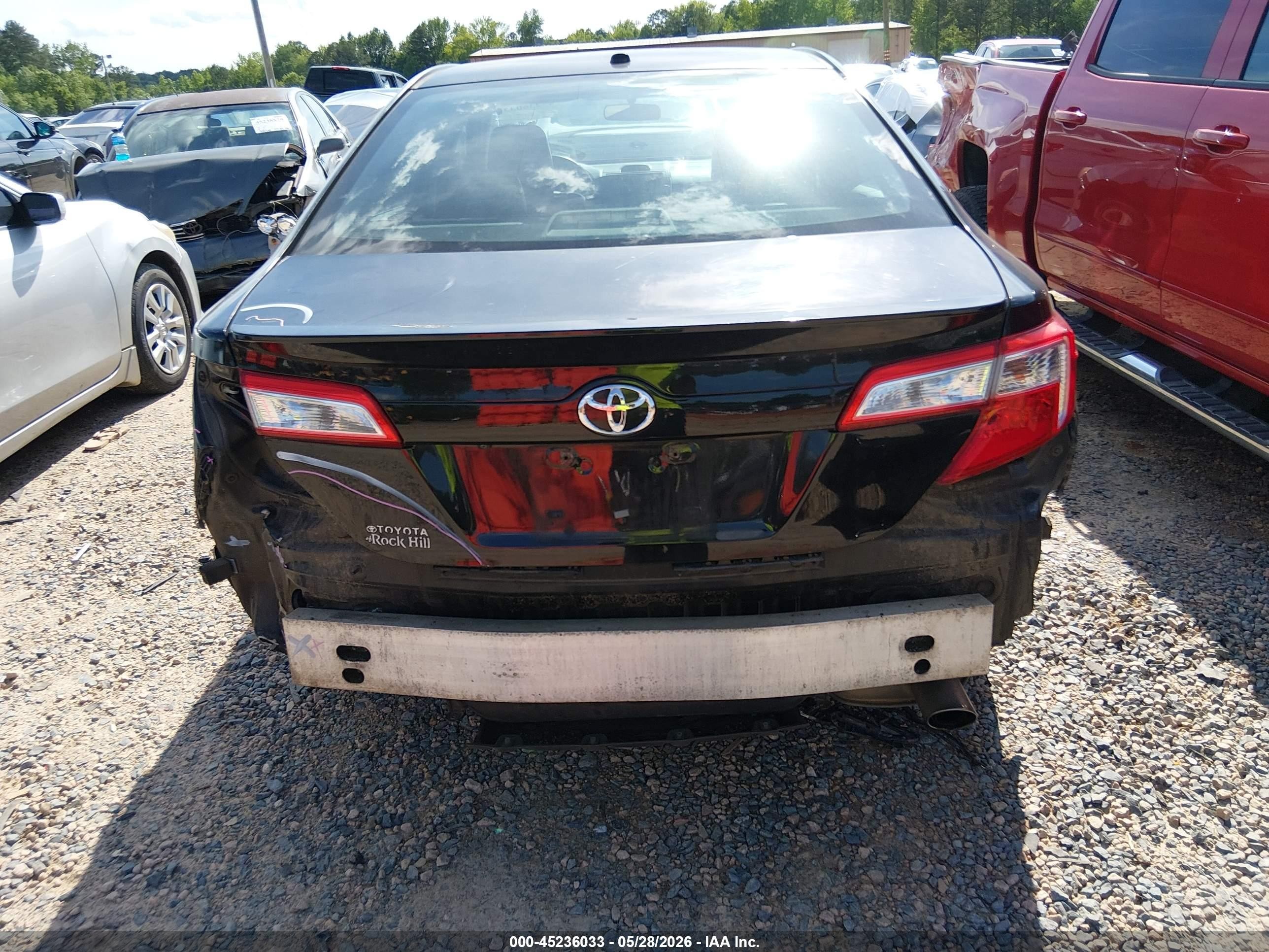 2014 Toyota Camry Se Black vin: 4T1BF1FK8EU788866