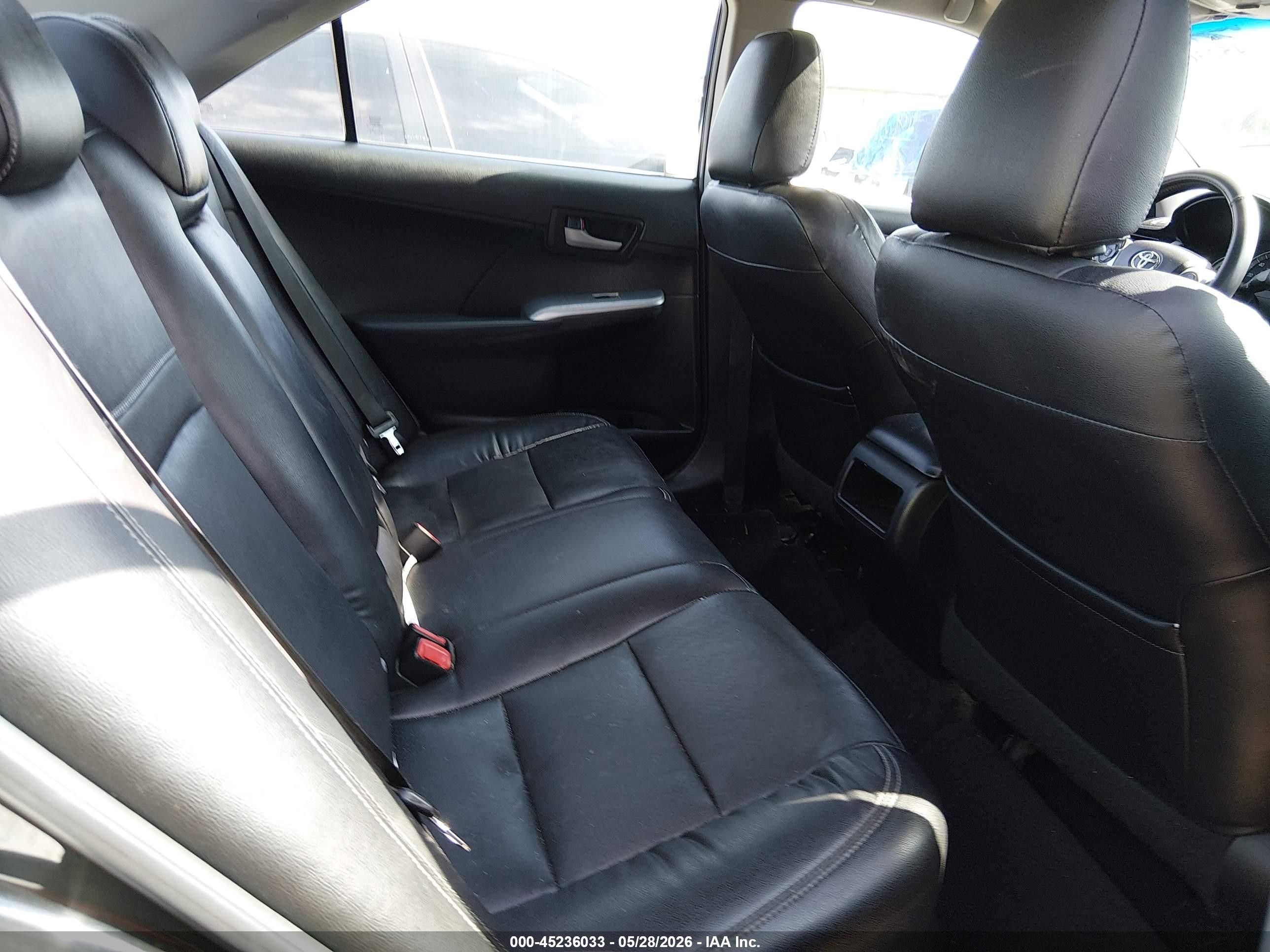 2014 Toyota Camry Se Black vin: 4T1BF1FK8EU788866