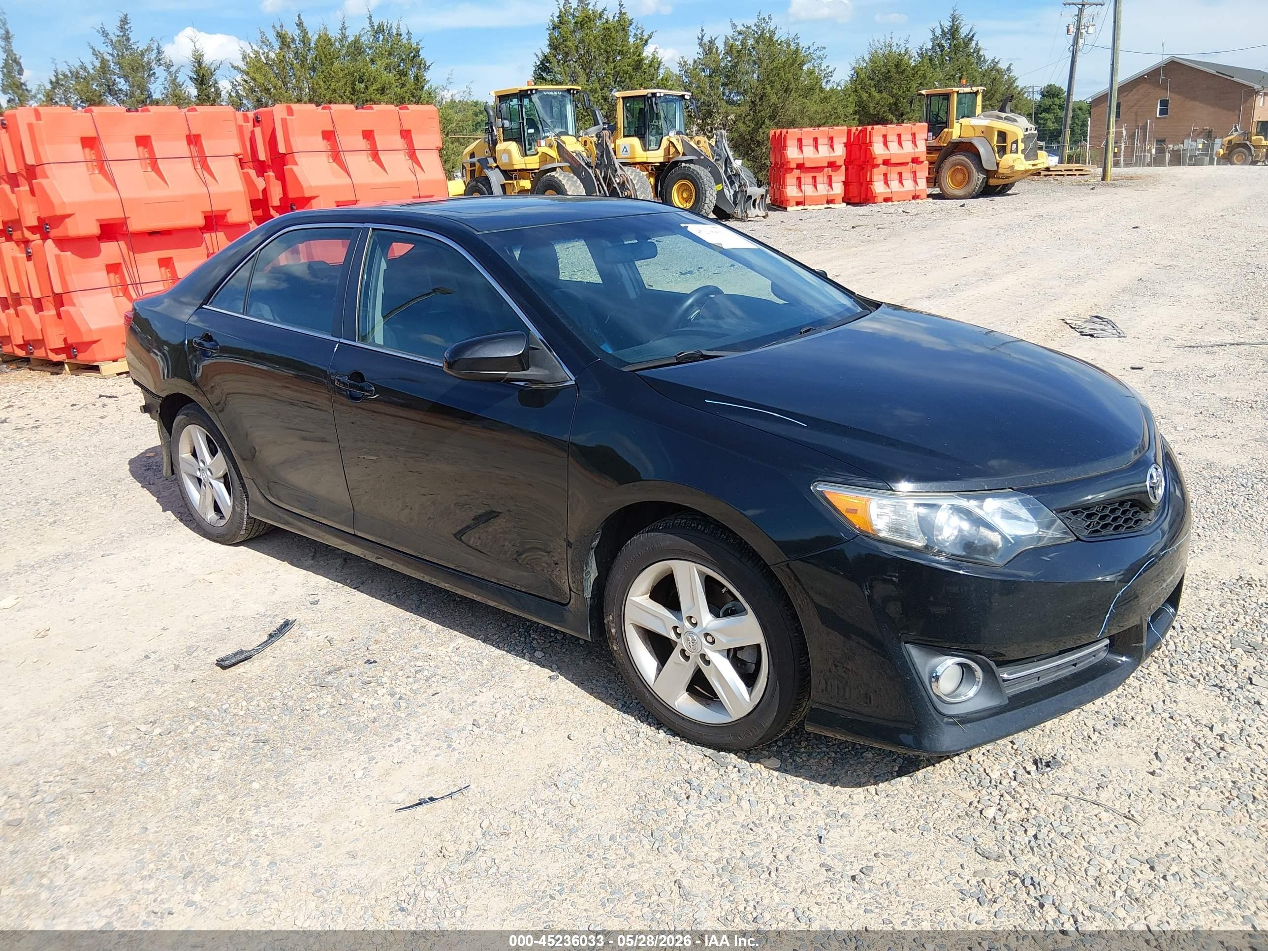 2014 Toyota Camry Se Black vin: 4T1BF1FK8EU788866