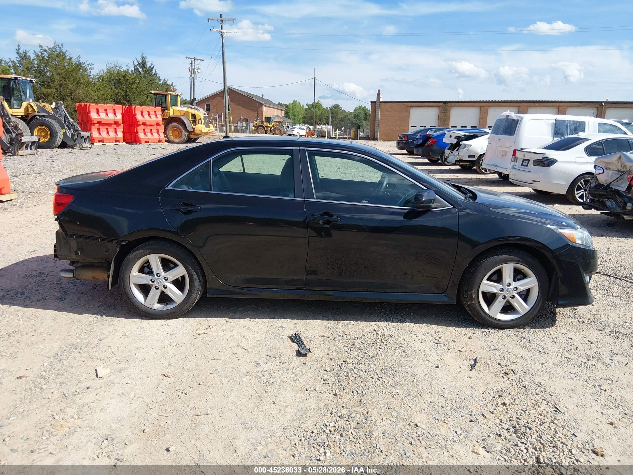 2014 Toyota Camry Se Black vin: 4T1BF1FK8EU788866