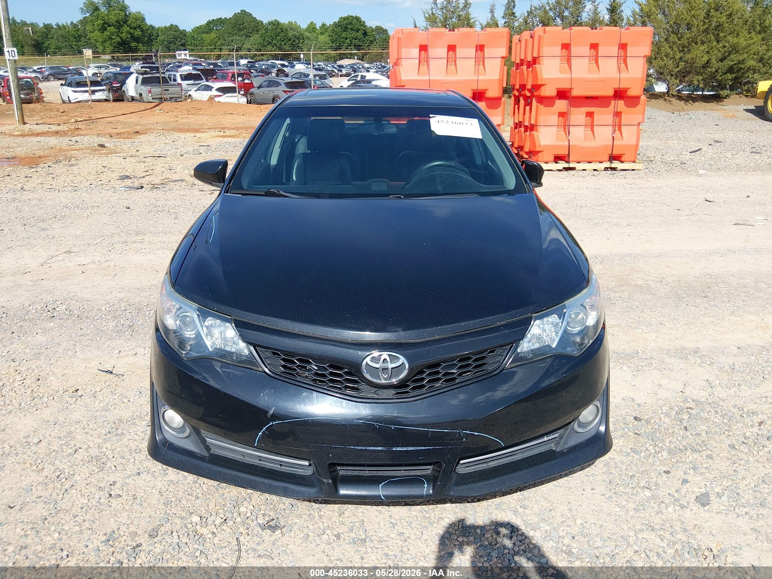 2014 Toyota Camry Se Black vin: 4T1BF1FK8EU788866