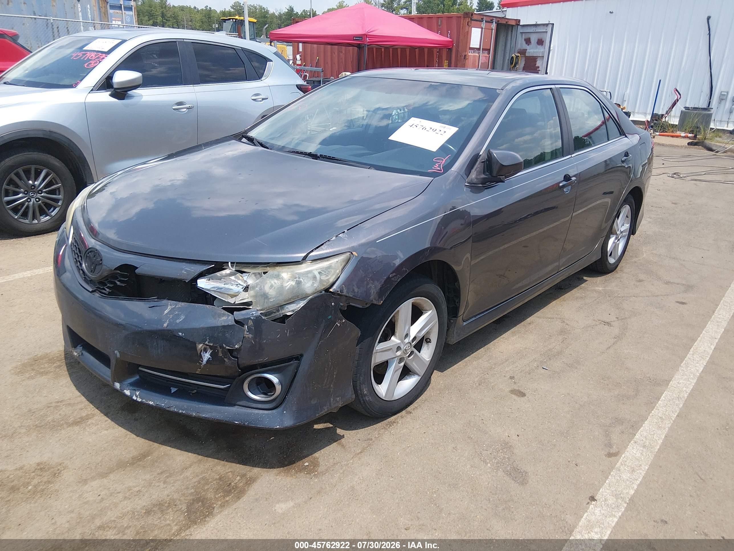 2014 Toyota Camry Se Gray vin: 4T1BF1FK8EU797096