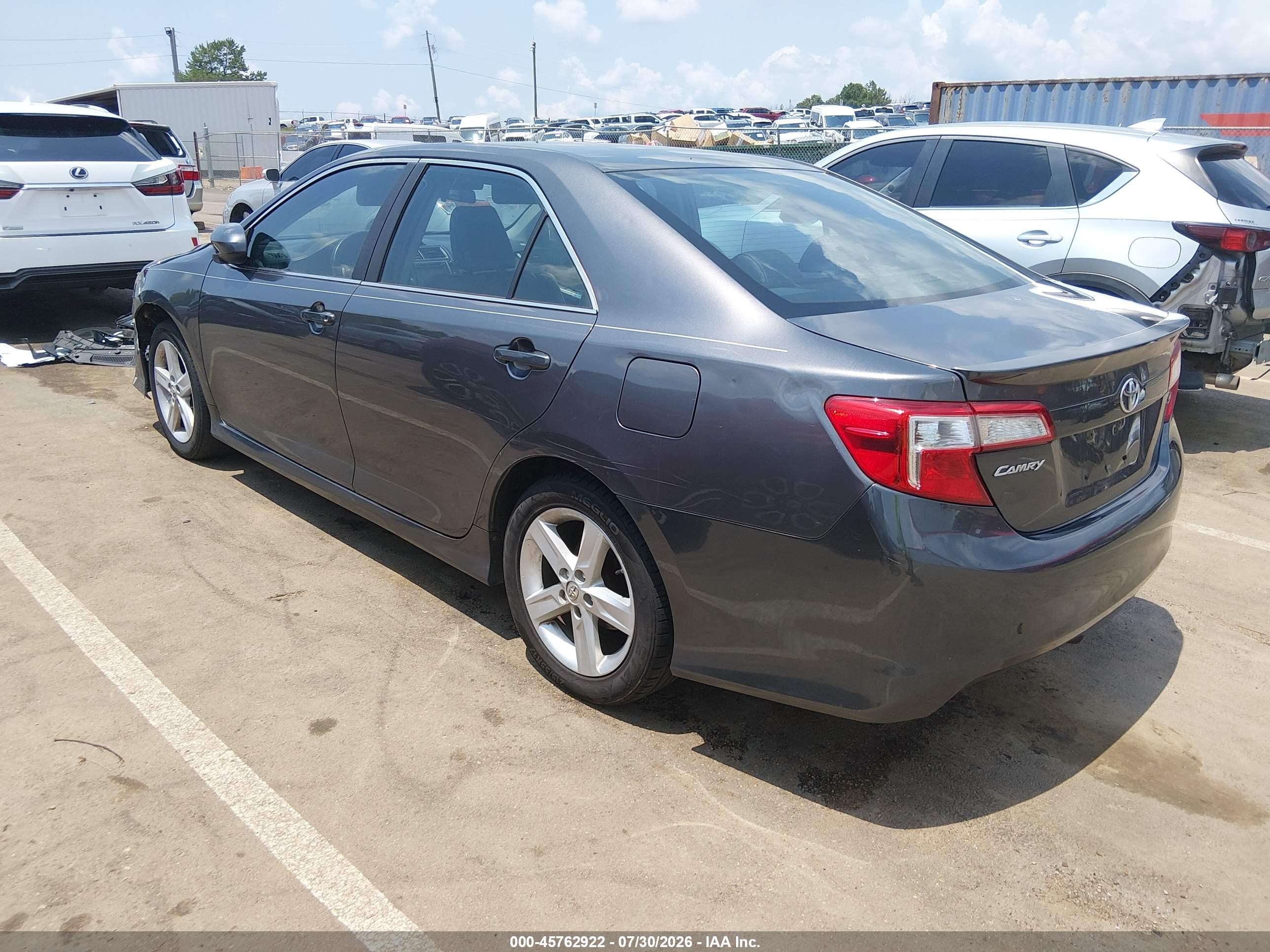 2014 Toyota Camry Se Gray vin: 4T1BF1FK8EU797096
