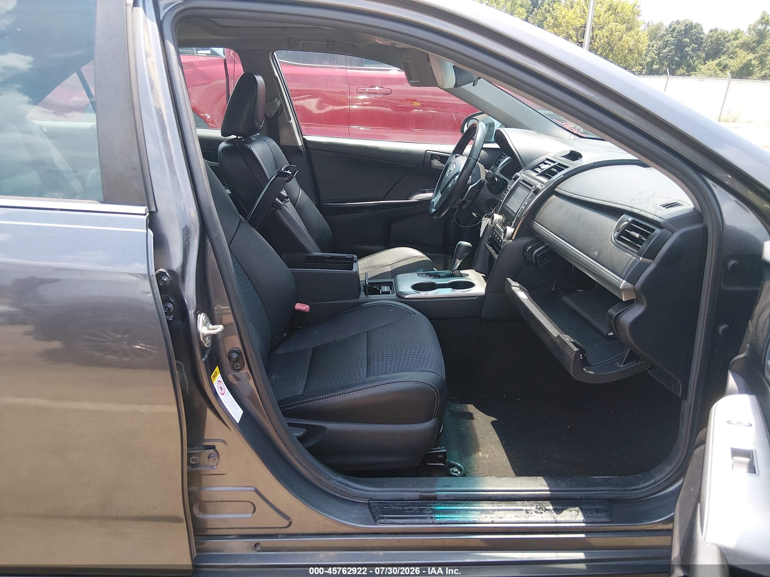 2014 Toyota Camry Se Gray vin: 4T1BF1FK8EU797096