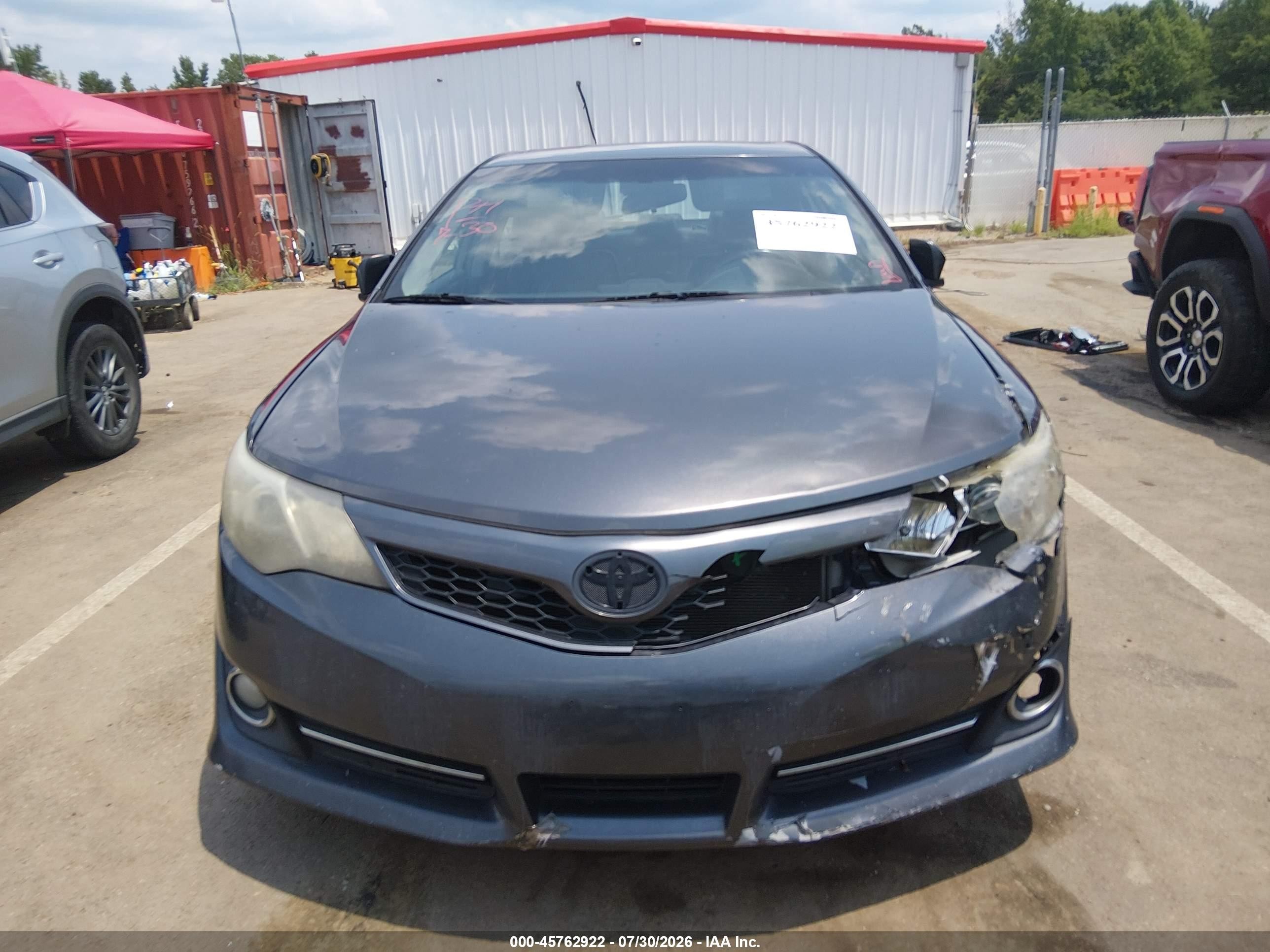 2014 Toyota Camry Se Gray vin: 4T1BF1FK8EU797096