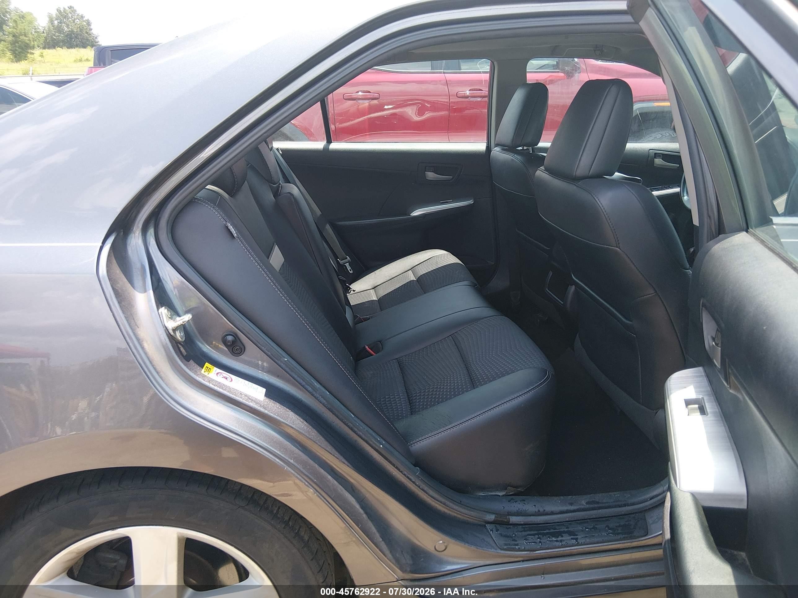 2014 Toyota Camry Se Gray vin: 4T1BF1FK8EU797096