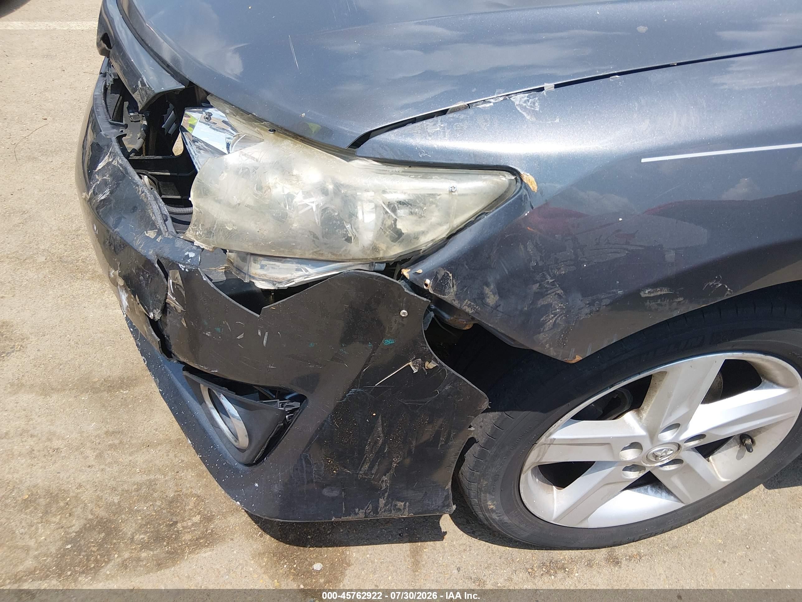 2014 Toyota Camry Se Gray vin: 4T1BF1FK8EU797096