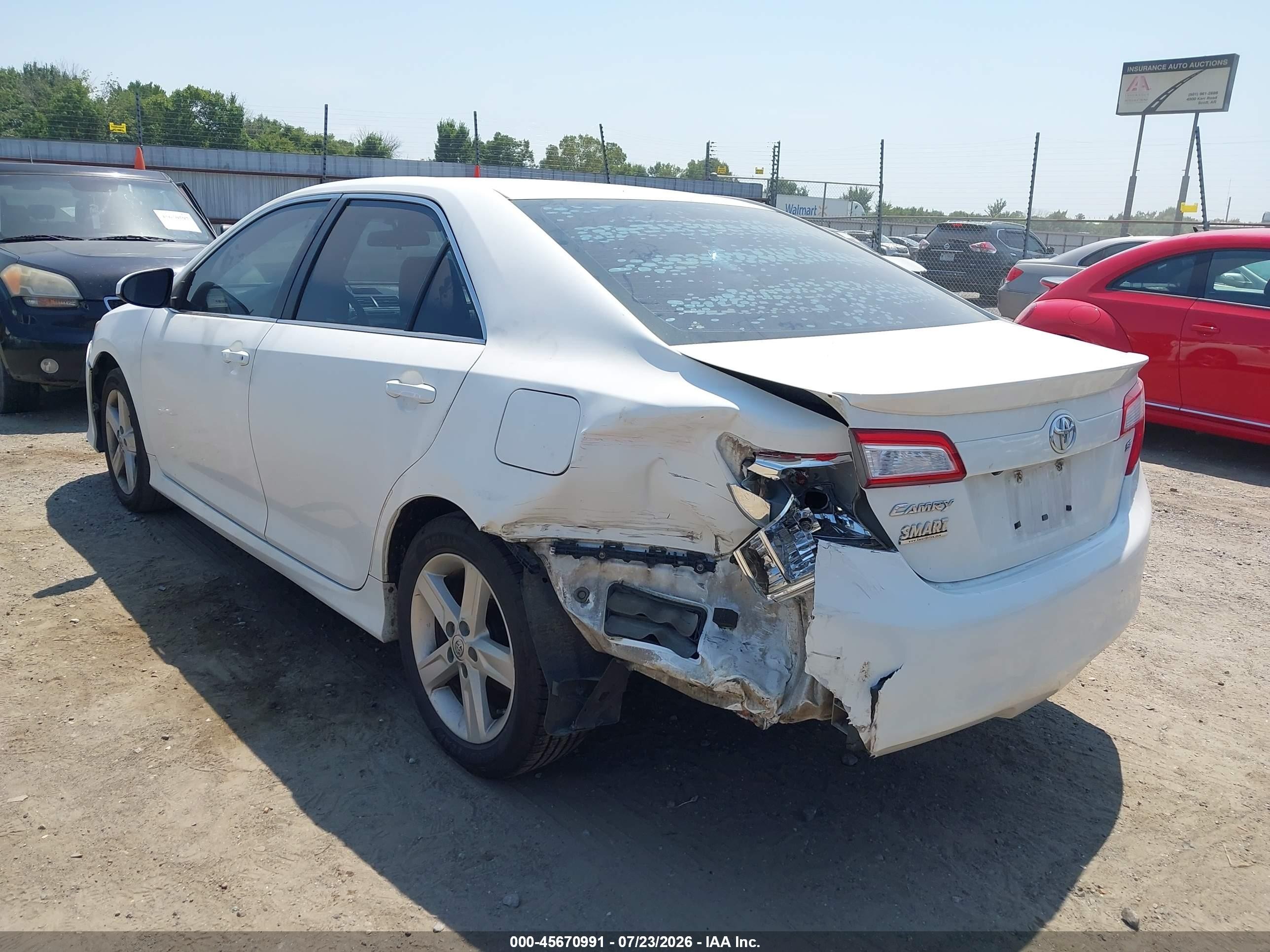 2014 Toyota Camry Se Белый vin: 4T1BF1FK8EU799320