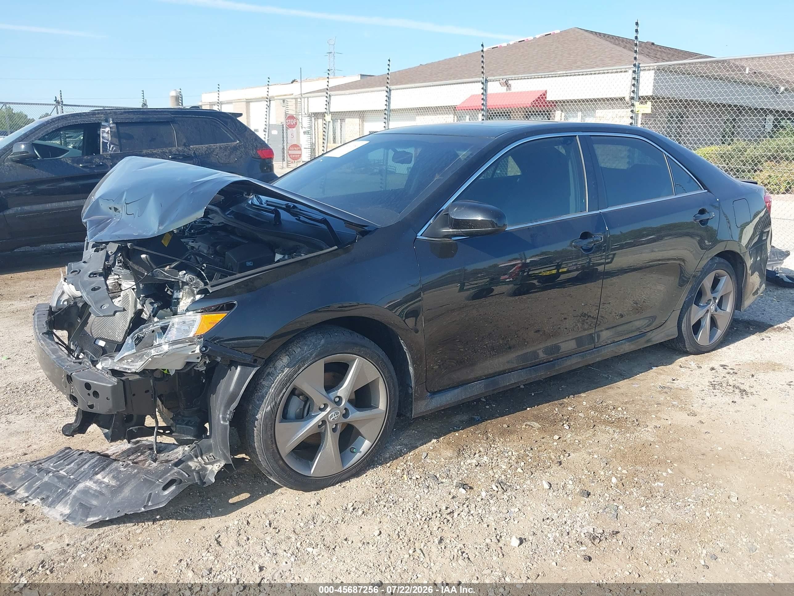 2014 Toyota Camry Se Sport Black vin: 4T1BF1FK8EU804502
