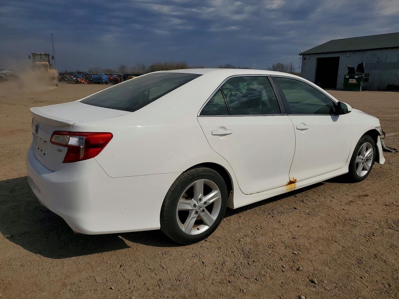 2014 Toyota Camry Se White vin: 4T1BF1FK8EU809540