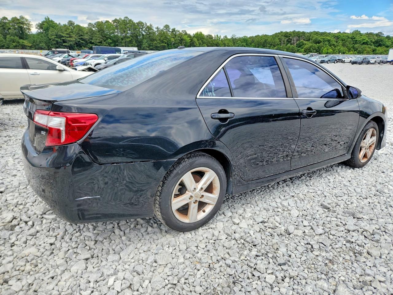2014 Toyota Camry Se Черный vin: 4T1BF1FK8EU813359