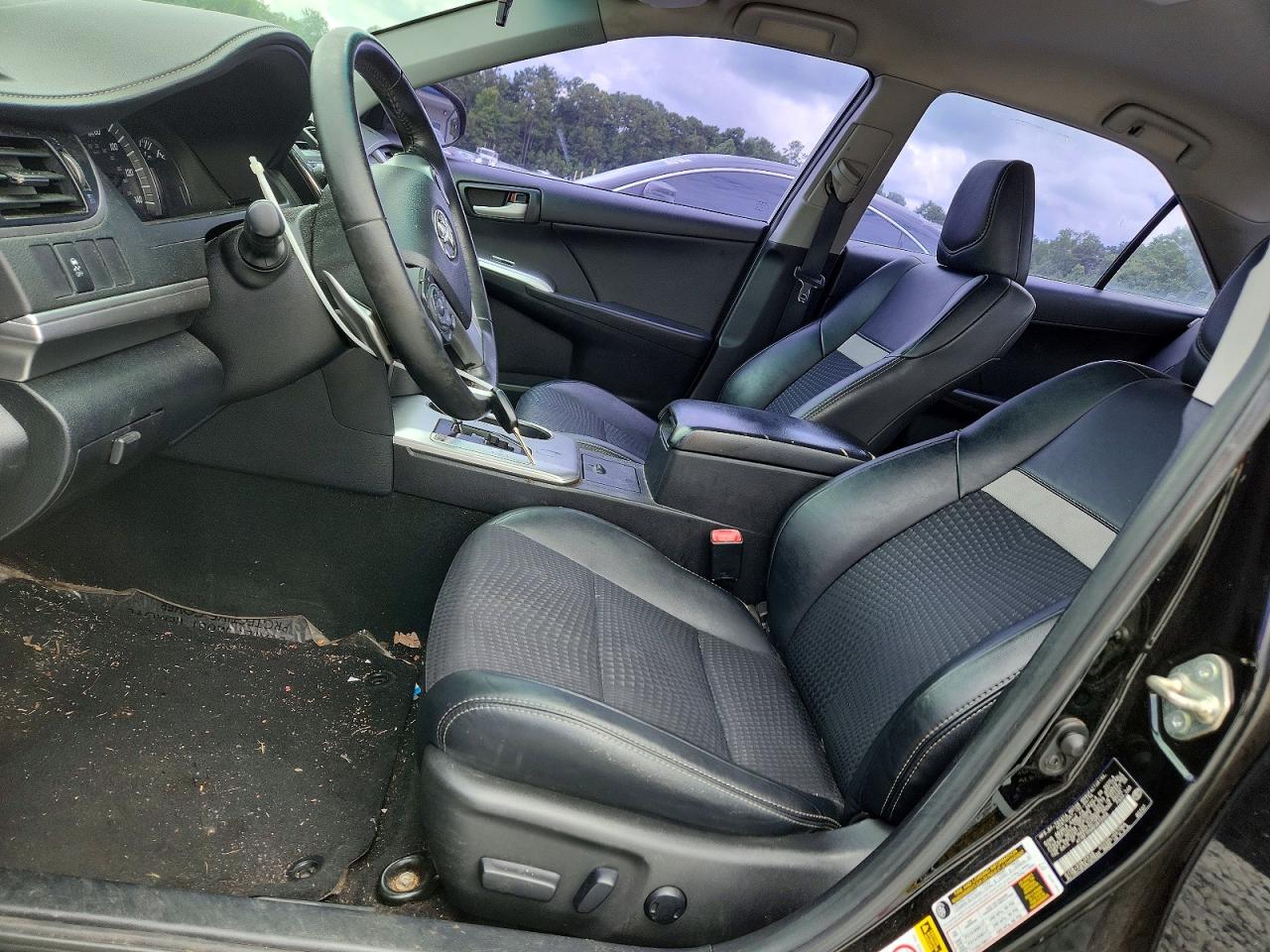 2014 Toyota Camry Se Черный vin: 4T1BF1FK8EU813359