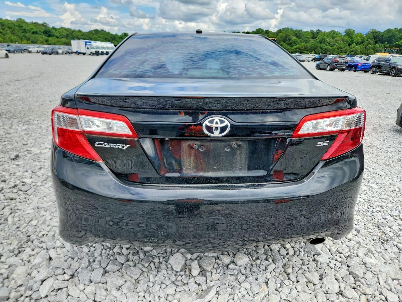 2014 Toyota Camry Se Черный vin: 4T1BF1FK8EU813359