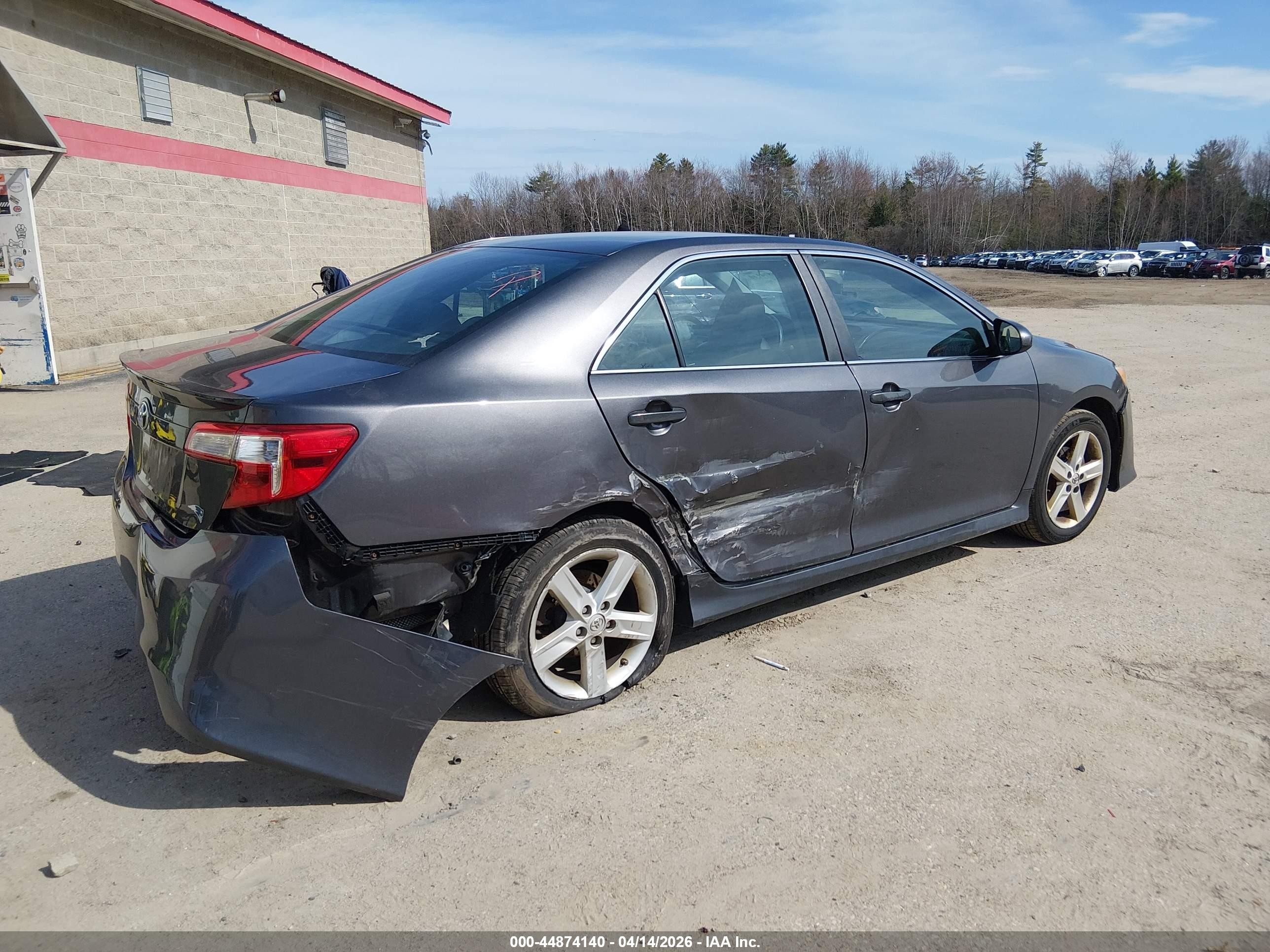 2014 Toyota Camry Se Gray vin: 4T1BF1FK8EU818982