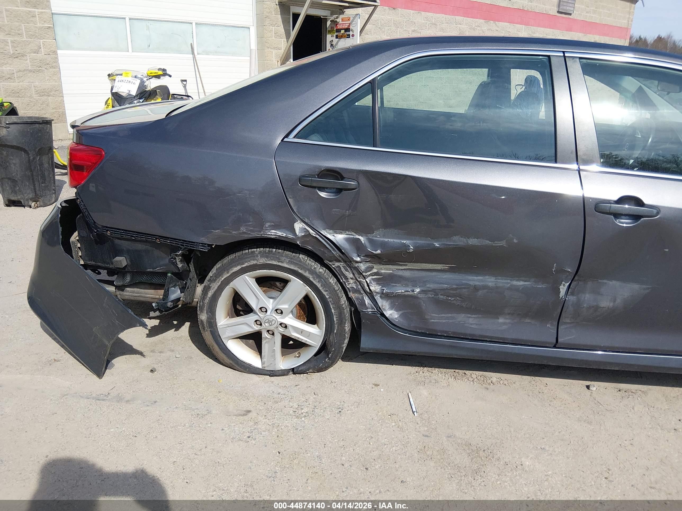 2014 Toyota Camry Se Gray vin: 4T1BF1FK8EU818982