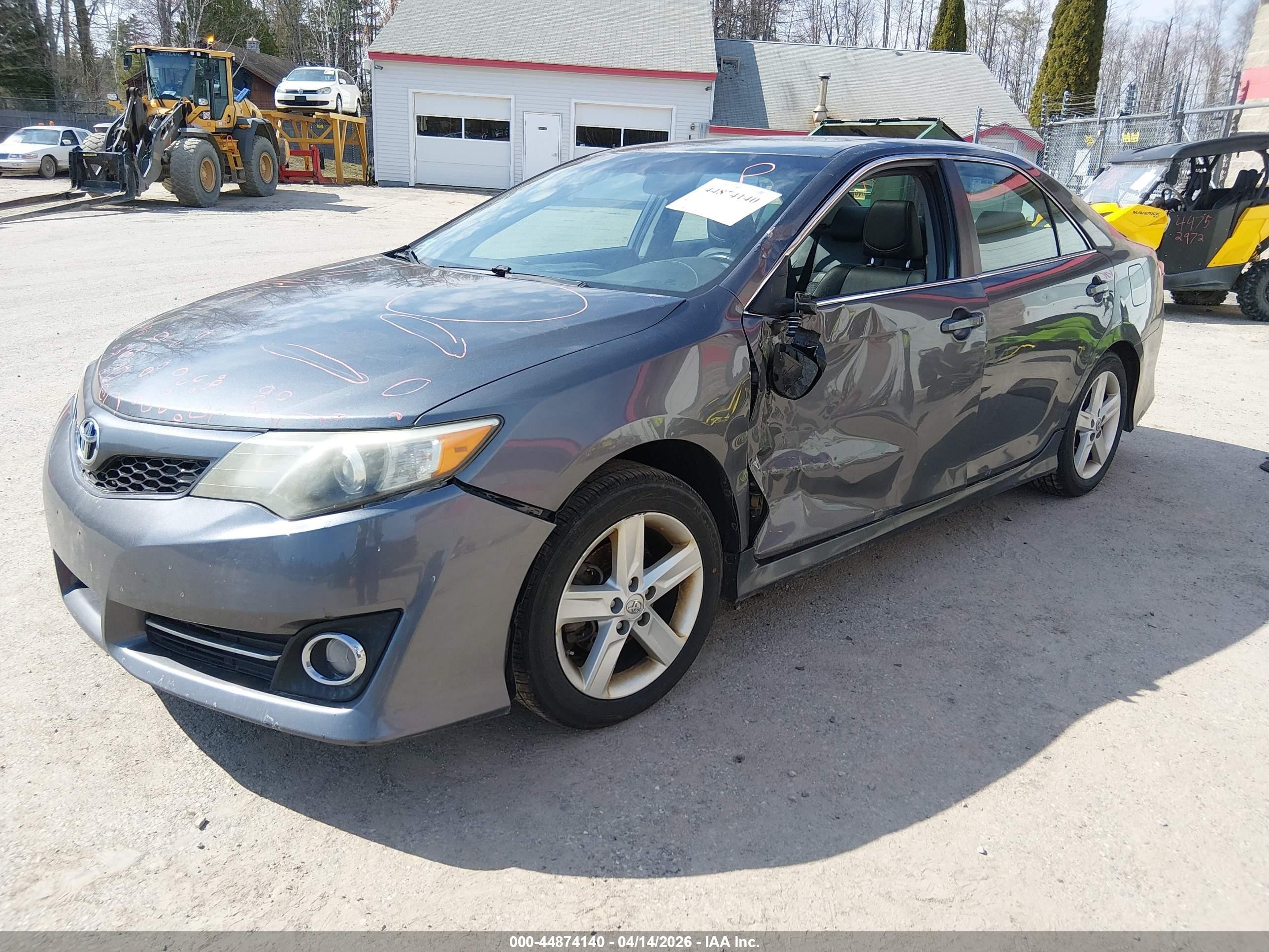 2014 Toyota Camry Se Gray vin: 4T1BF1FK8EU818982