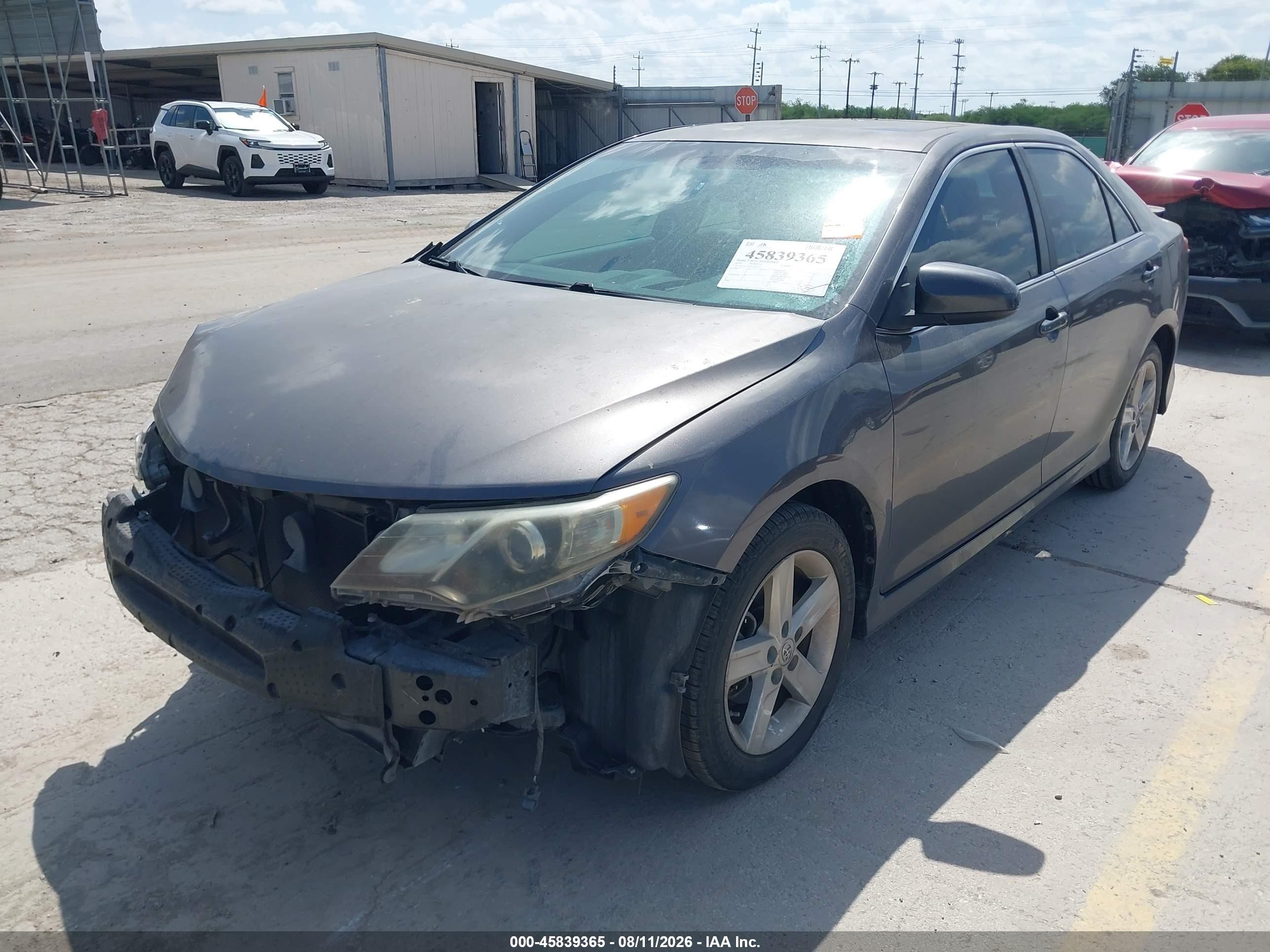 2014 Toyota Camry Se Gray vin: 4T1BF1FK8EU830761