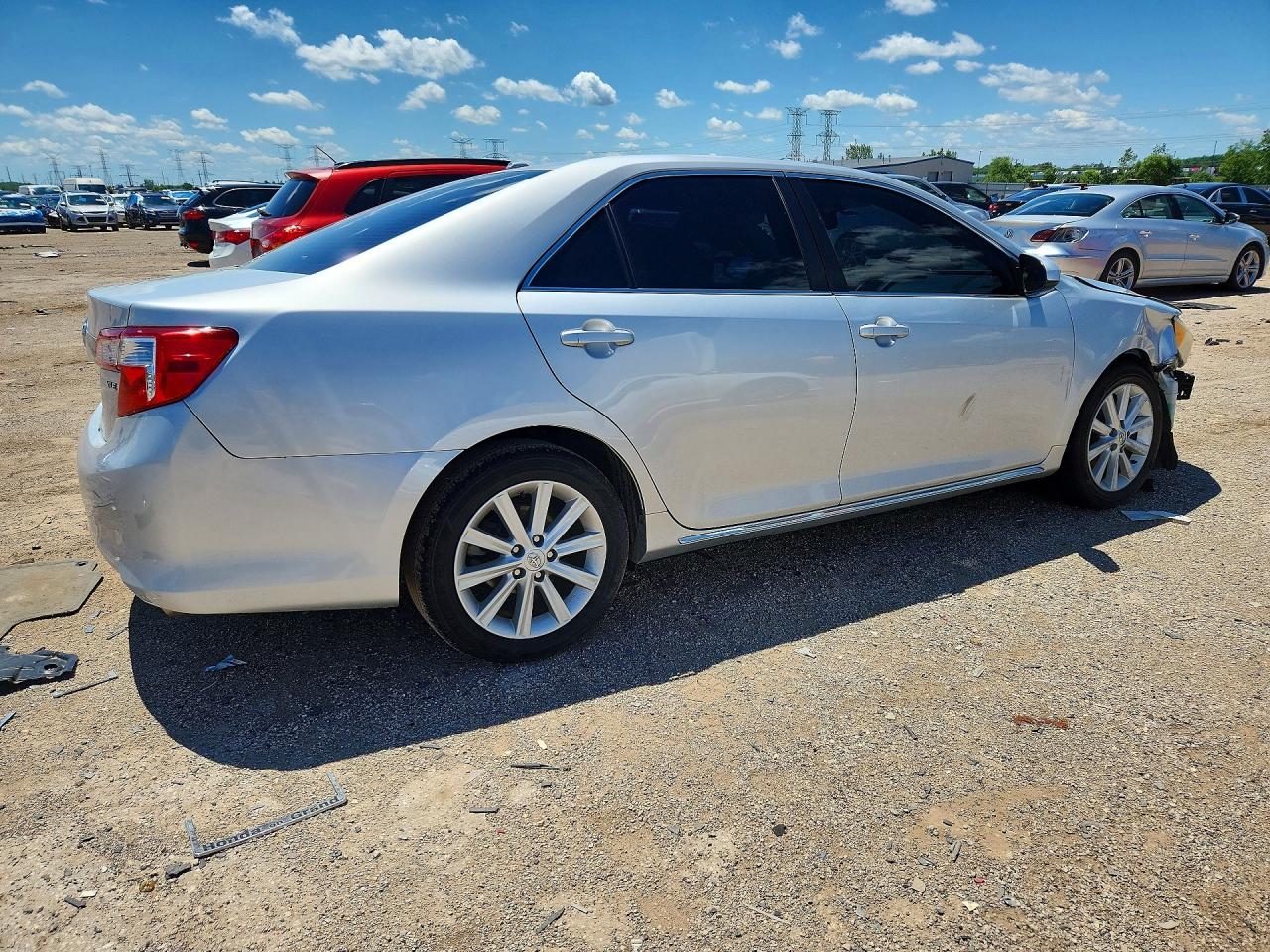 2014 Toyota Camry Xle Silver vin: 4T1BF1FK8EU831442