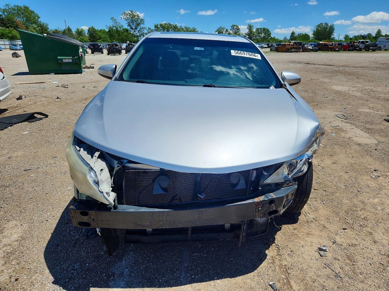 2014 Toyota Camry Xle Silver vin: 4T1BF1FK8EU831442