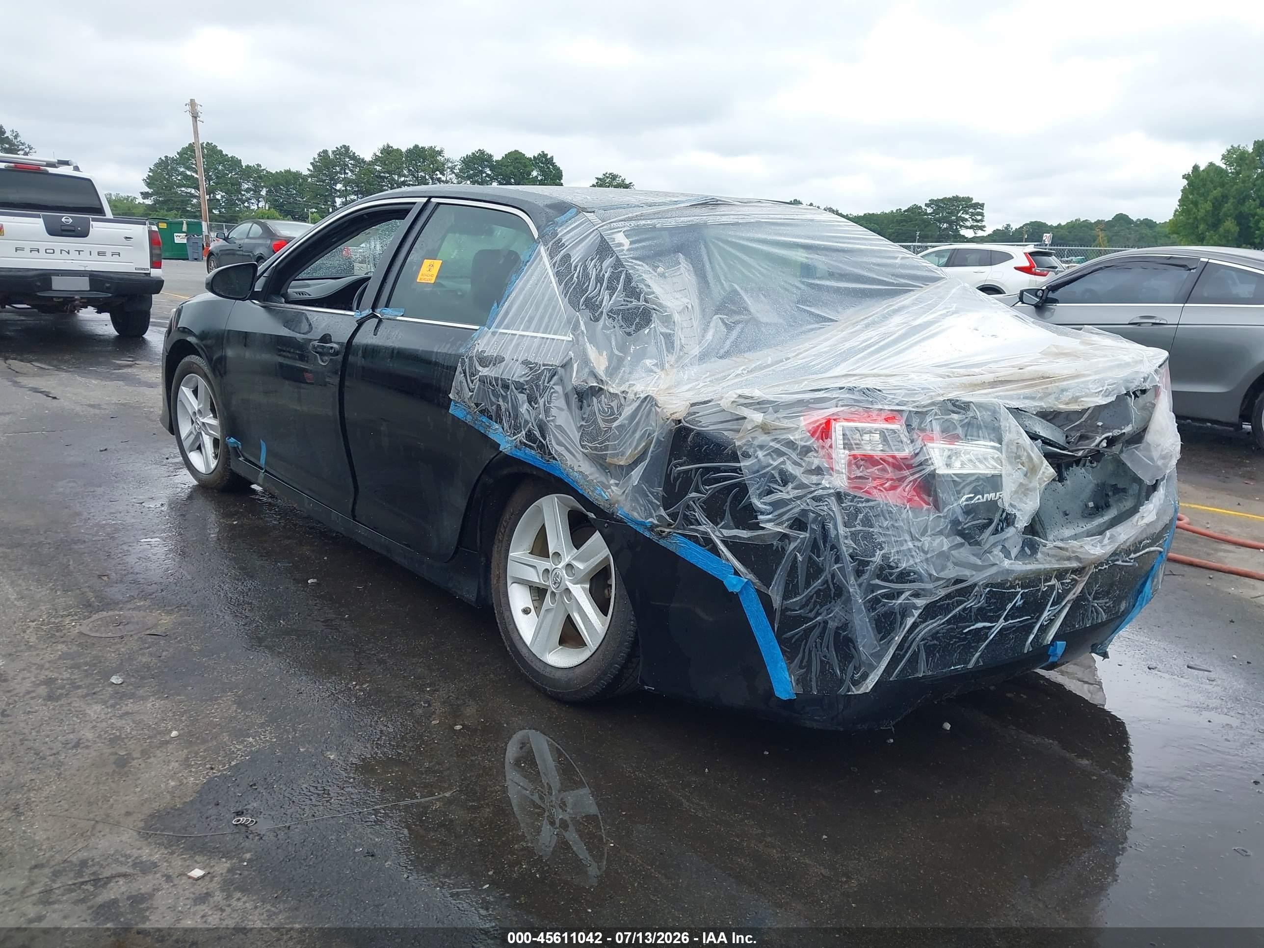 2014 Toyota Camry Se Черный vin: 4T1BF1FK8EU834759