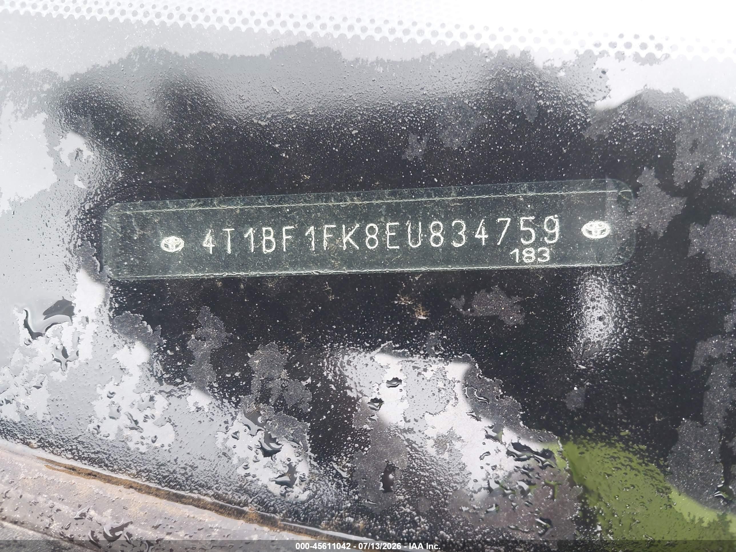 2014 Toyota Camry Se Черный vin: 4T1BF1FK8EU834759