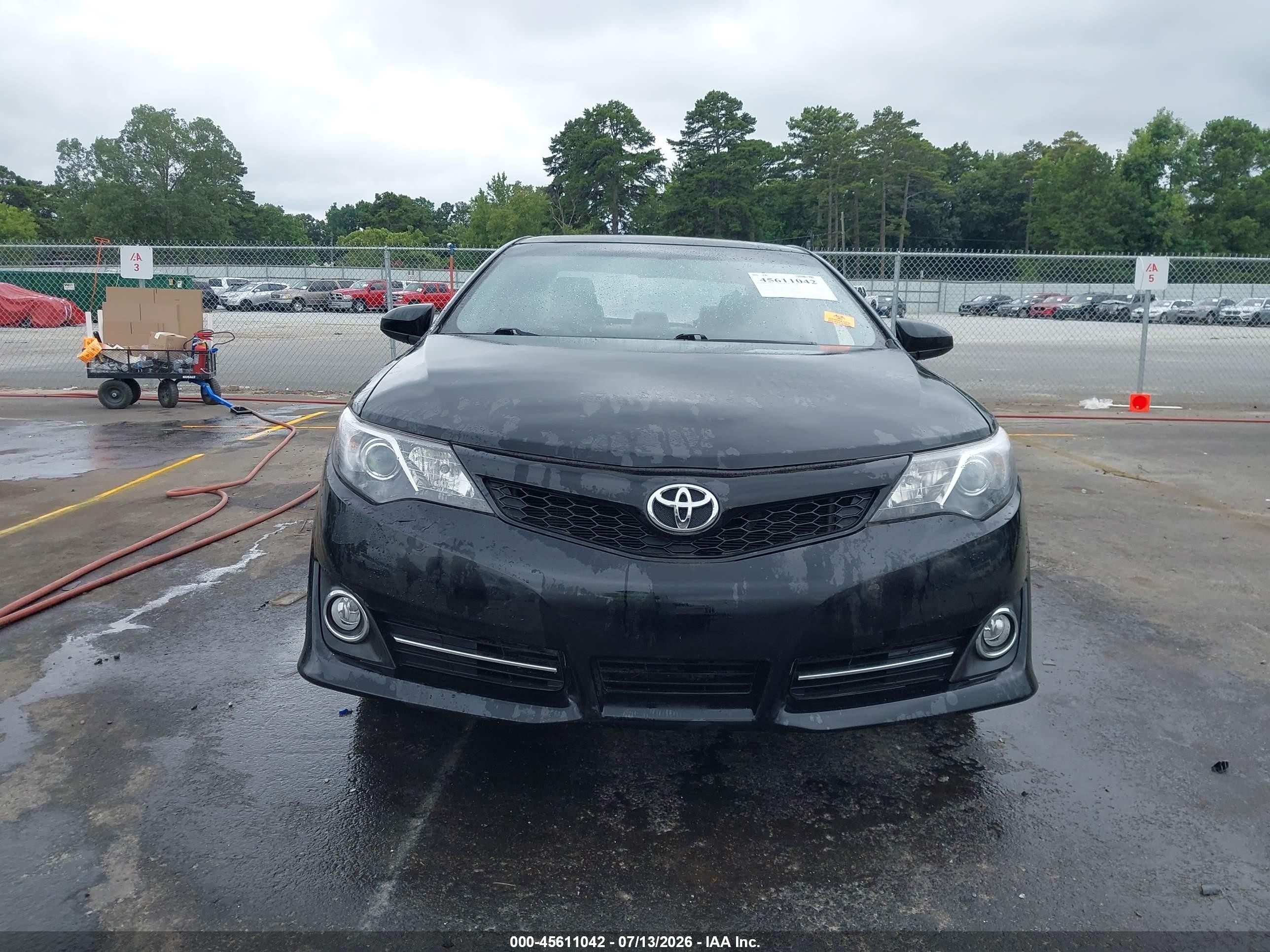 2014 Toyota Camry Se Черный vin: 4T1BF1FK8EU834759