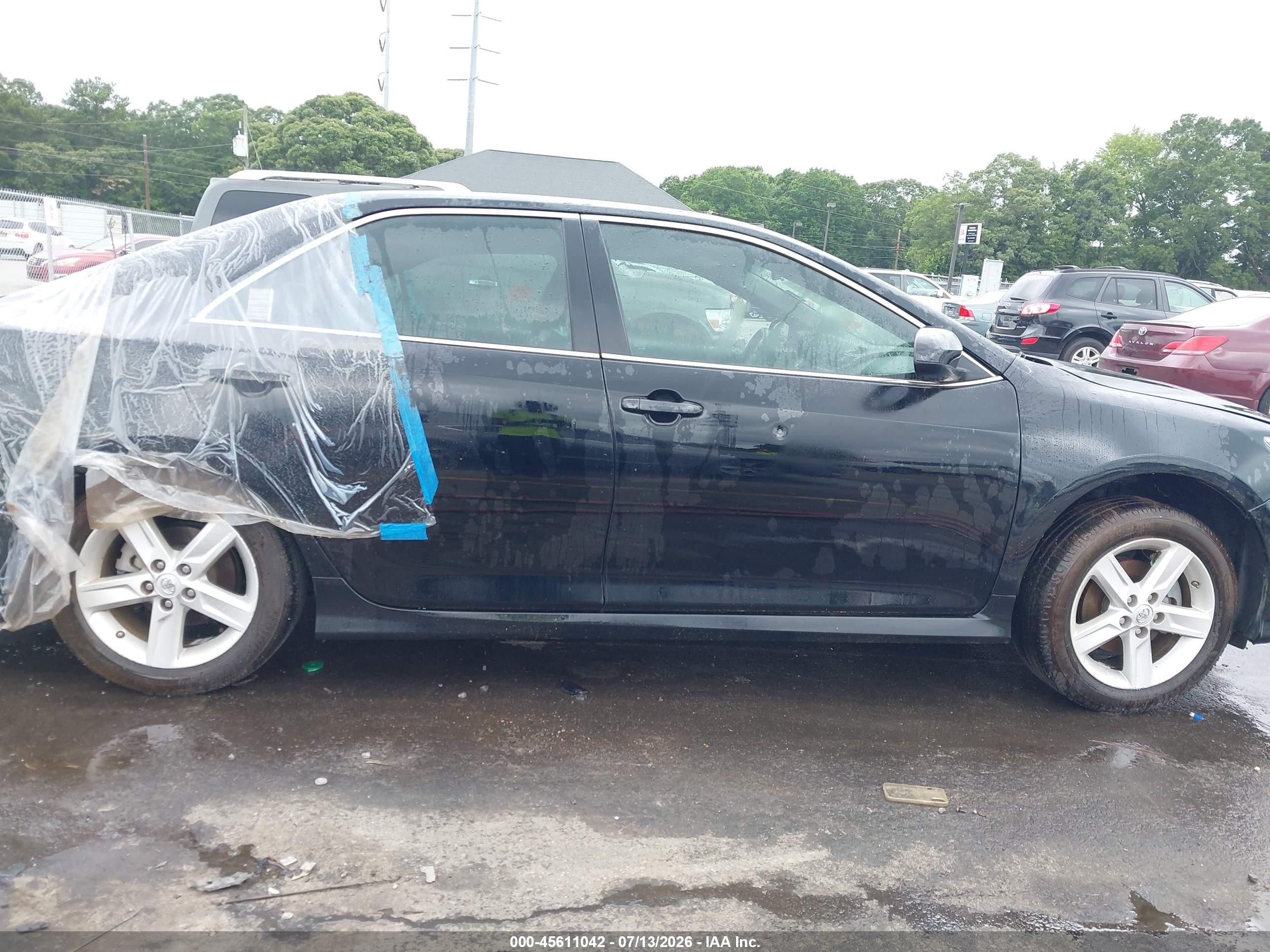2014 Toyota Camry Se Черный vin: 4T1BF1FK8EU834759