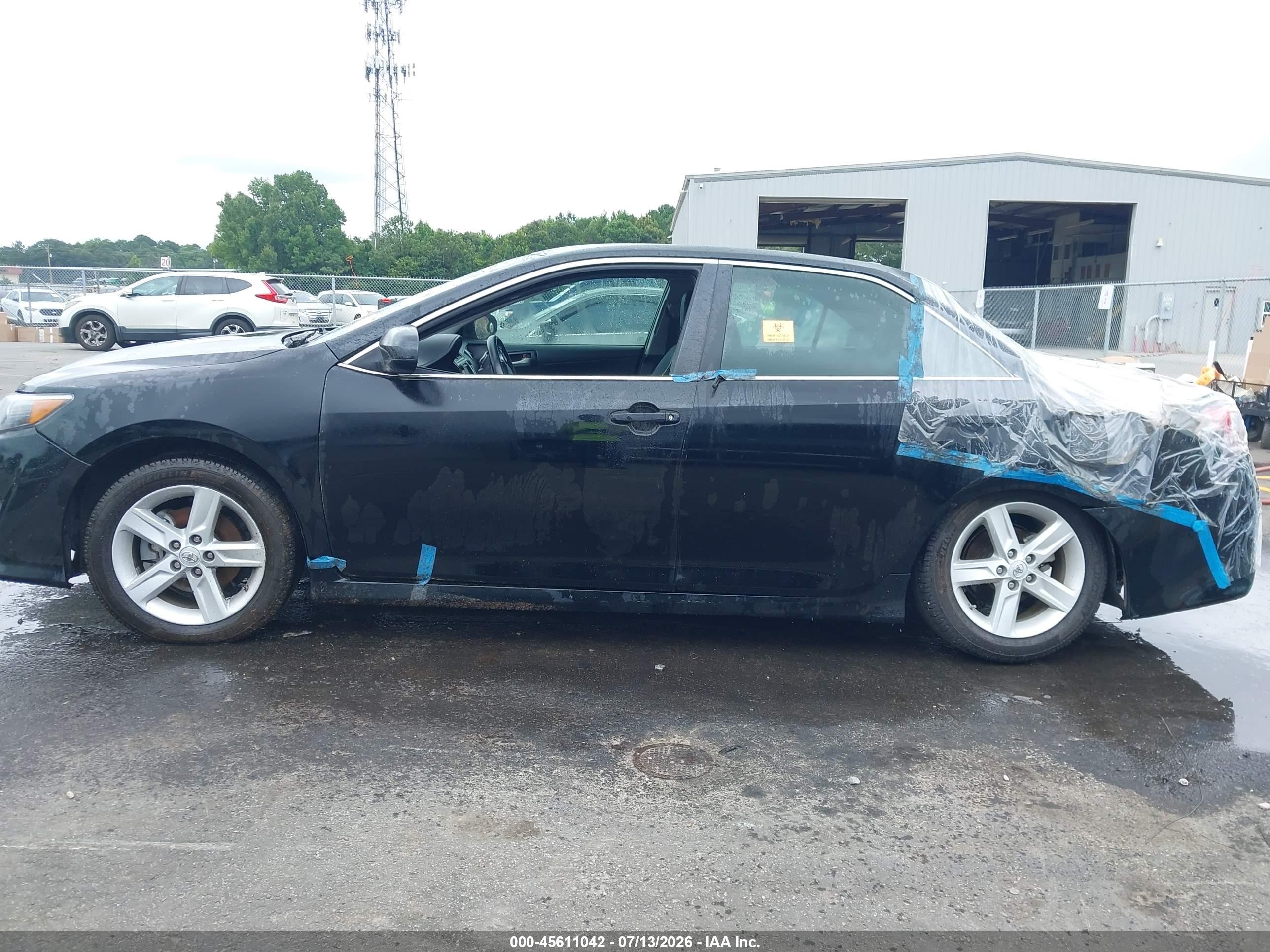 2014 Toyota Camry Se Черный vin: 4T1BF1FK8EU834759