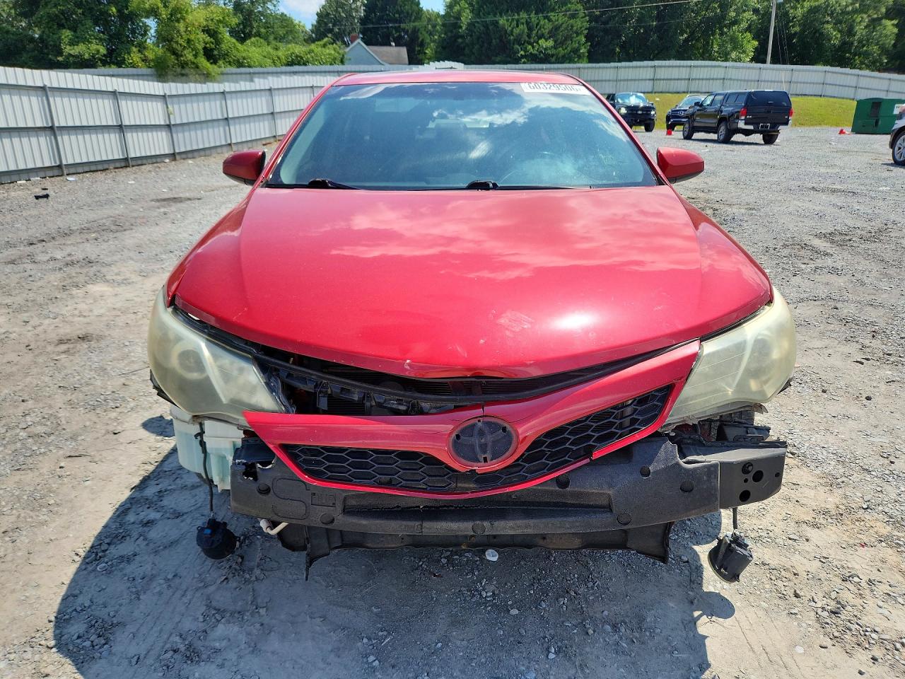 2014 Toyota Camry Se Red vin: 4T1BF1FK8EU840979