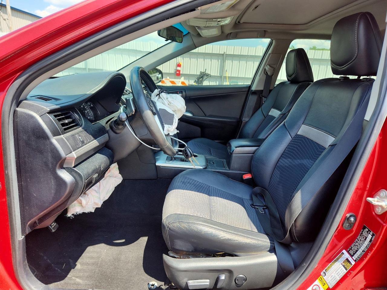 2014 Toyota Camry Se Red vin: 4T1BF1FK8EU840979
