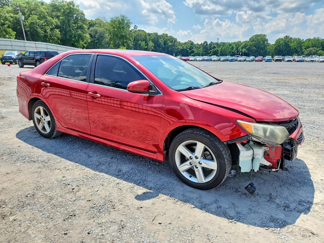 2014 Toyota Camry Se Red vin: 4T1BF1FK8EU840979