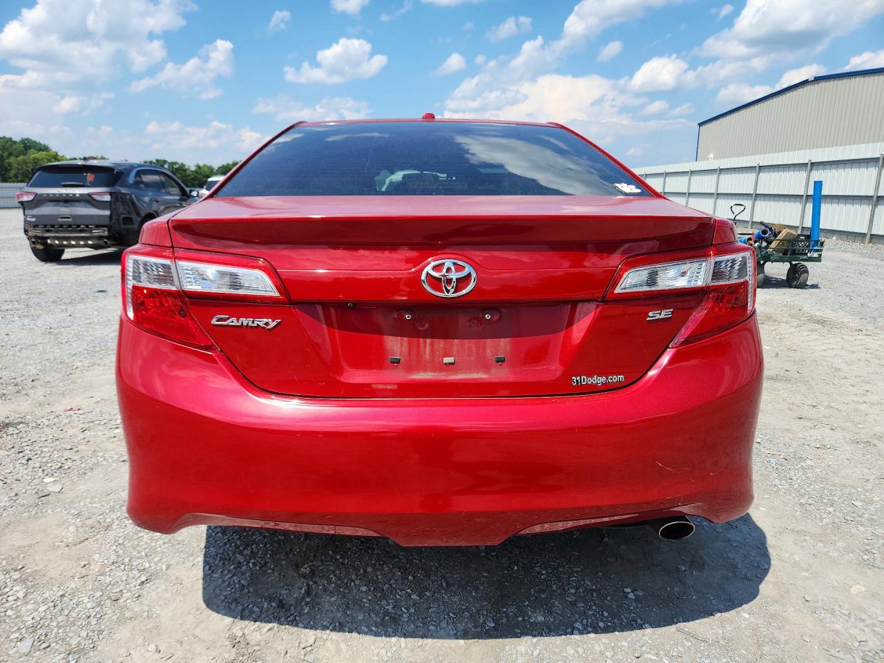 2014 Toyota Camry Se Red vin: 4T1BF1FK8EU840979