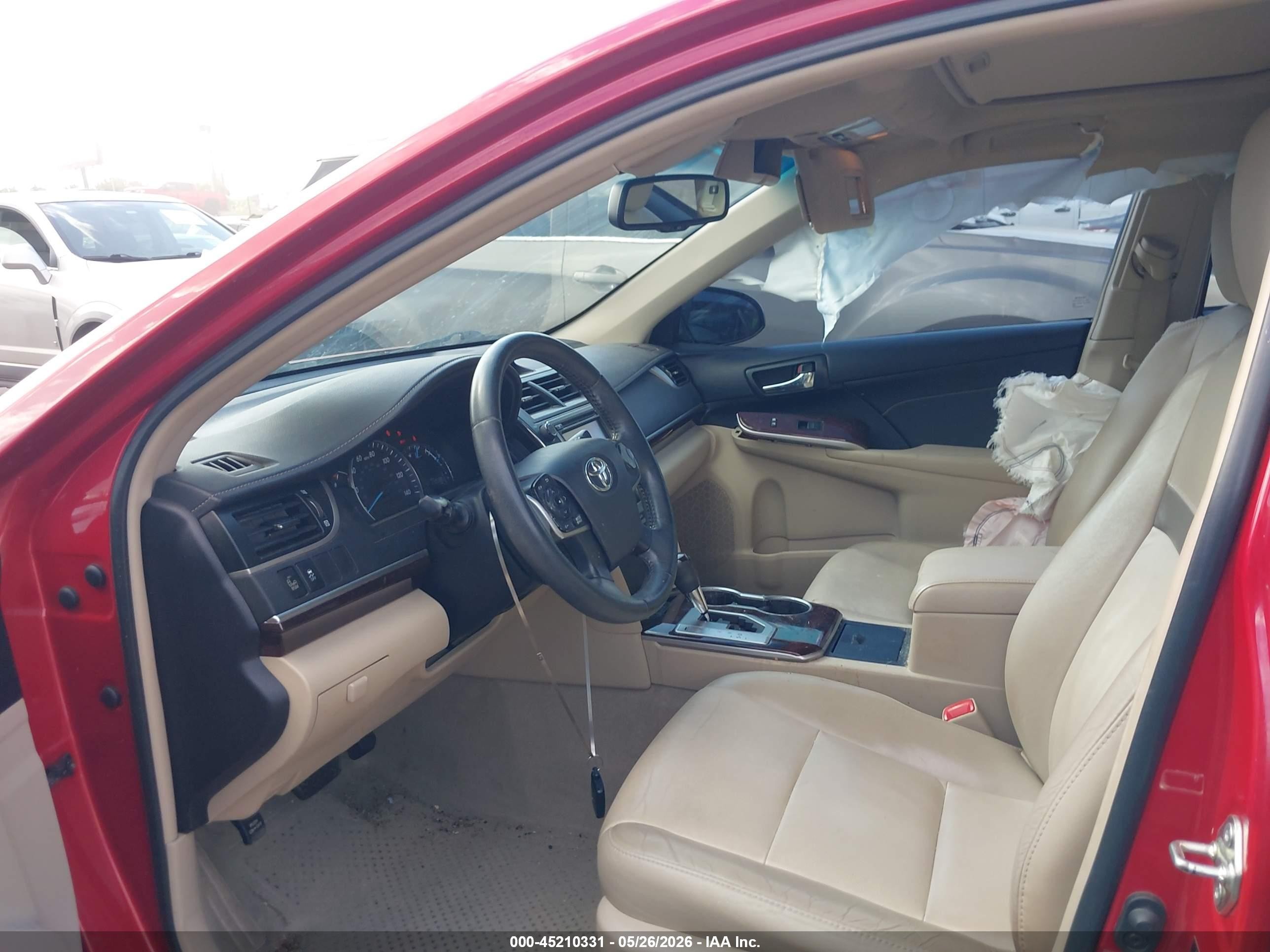 2014 Toyota Camry Xle Red vin: 4T1BF1FK8EU841677