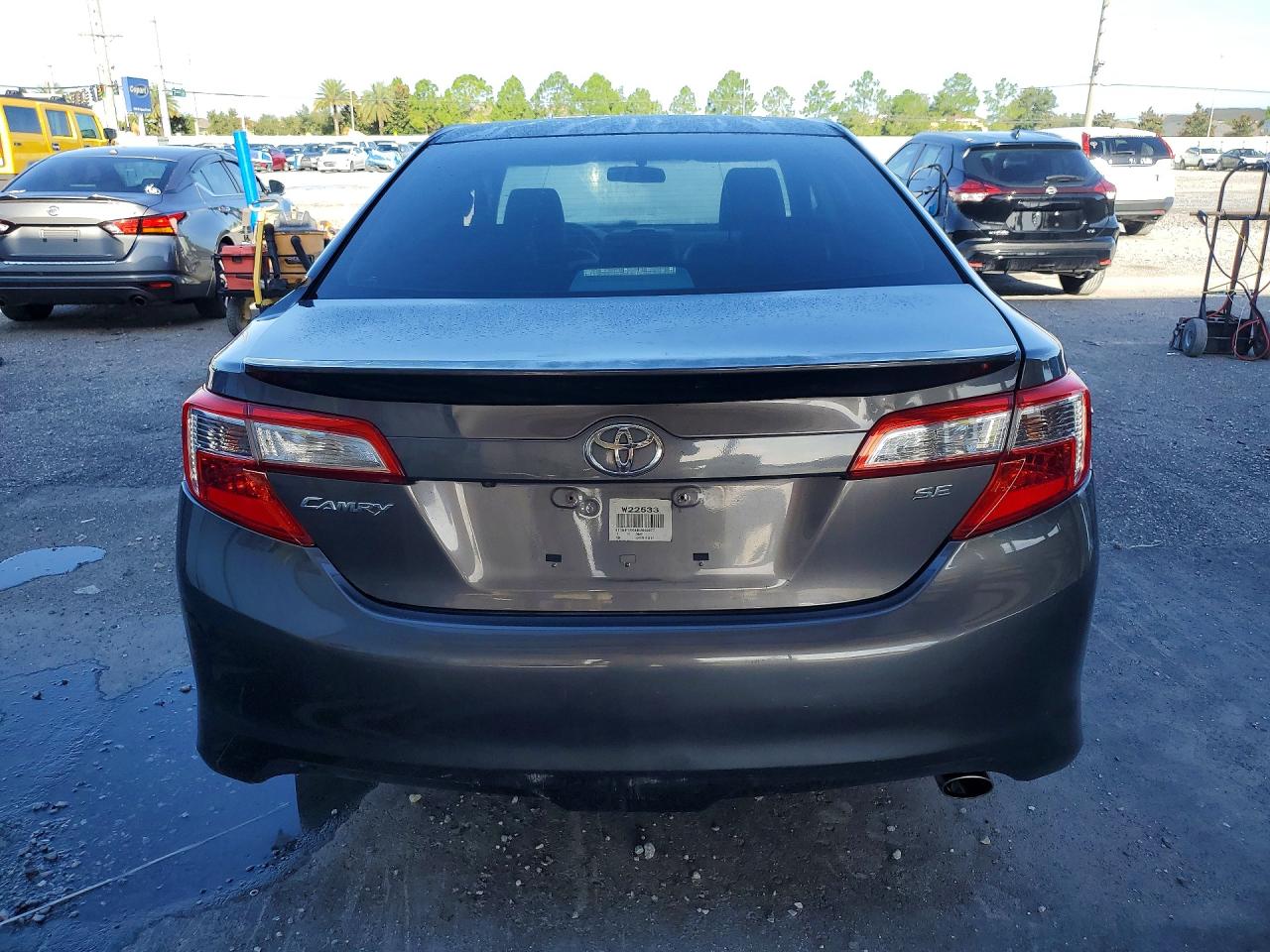 2014 Toyota Camry Se Серый vin: 4T1BF1FK8EU843977