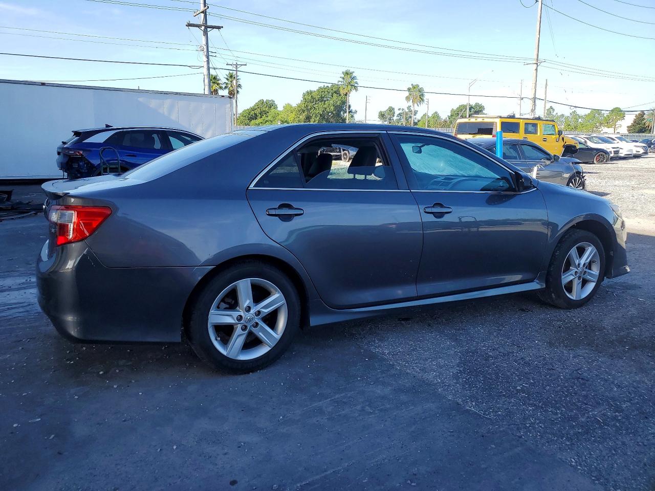 2014 Toyota Camry Se Серый vin: 4T1BF1FK8EU843977