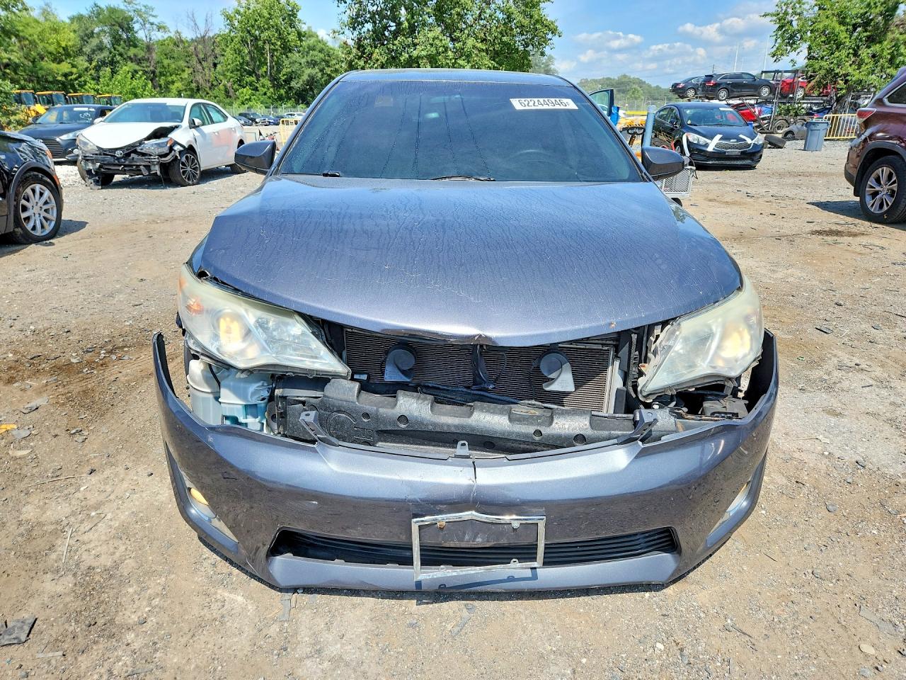 2014 Toyota Camry Xle Gray vin: 4T1BF1FK8EU847883