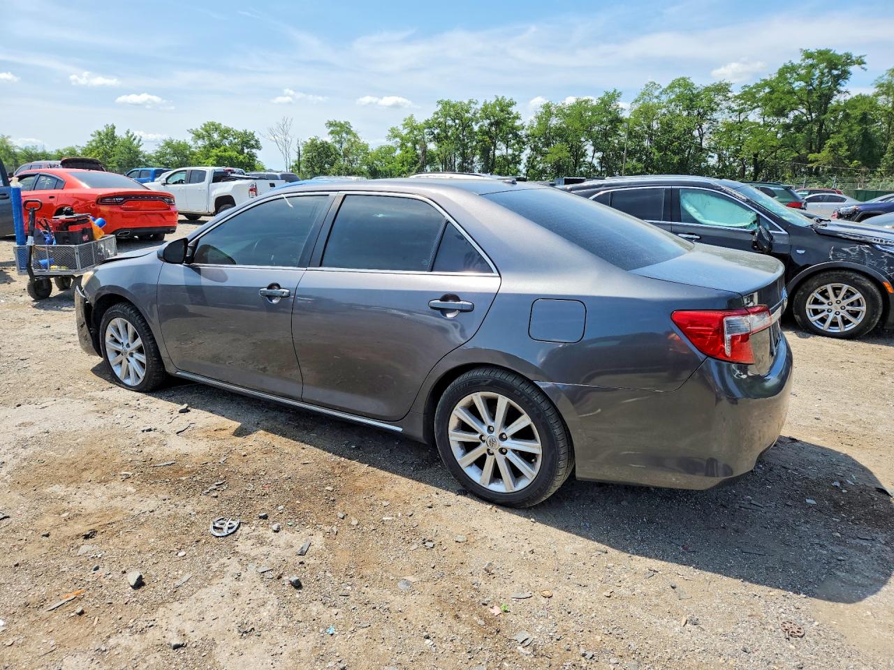 2014 Toyota Camry Xle Gray vin: 4T1BF1FK8EU847883