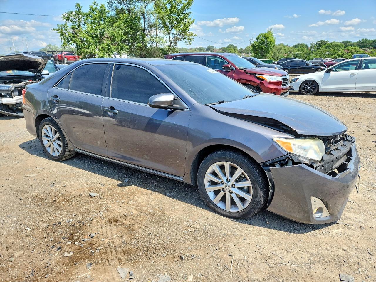 2014 Toyota Camry Xle Gray vin: 4T1BF1FK8EU847883
