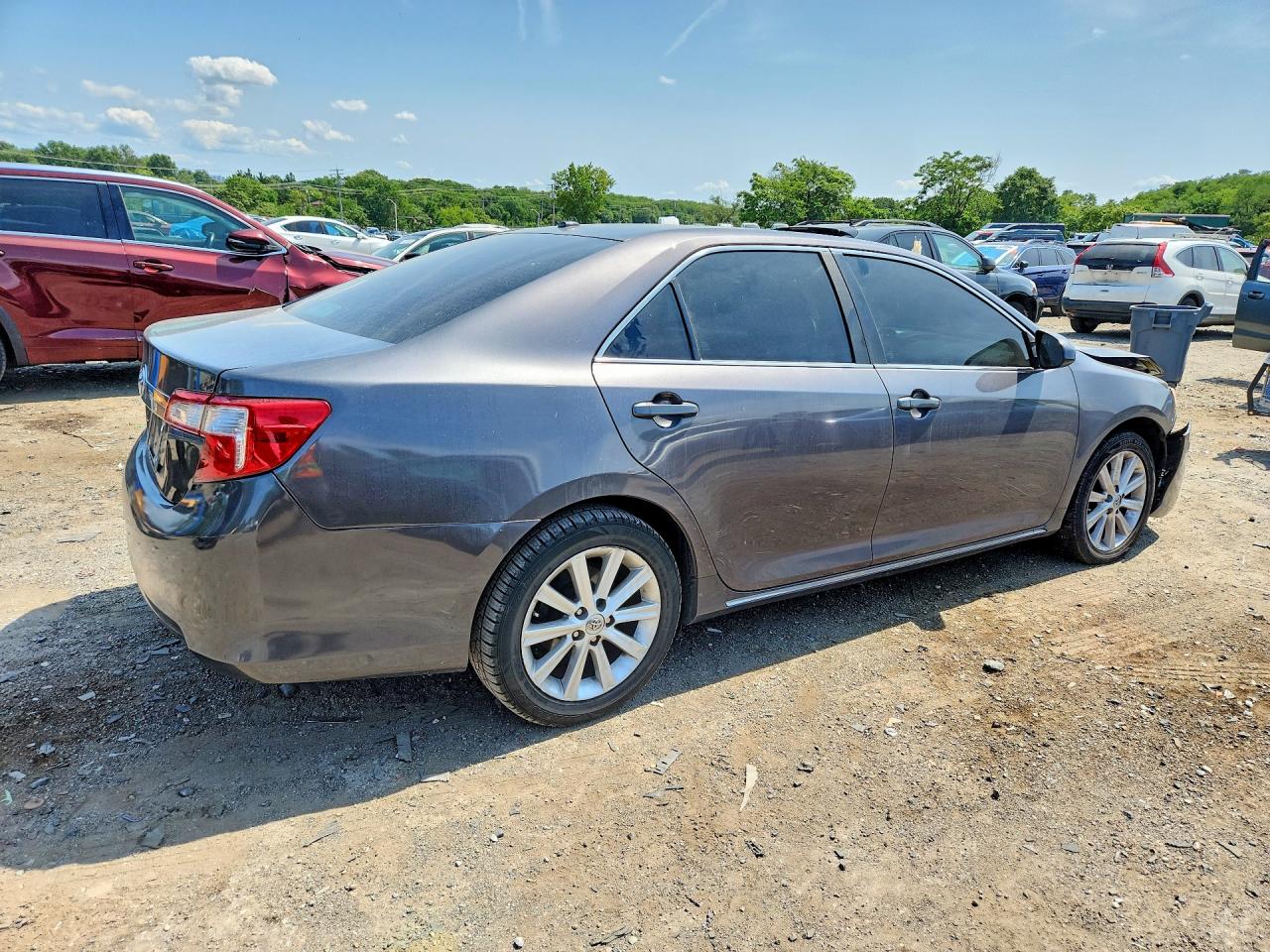 2014 Toyota Camry Xle Gray vin: 4T1BF1FK8EU847883