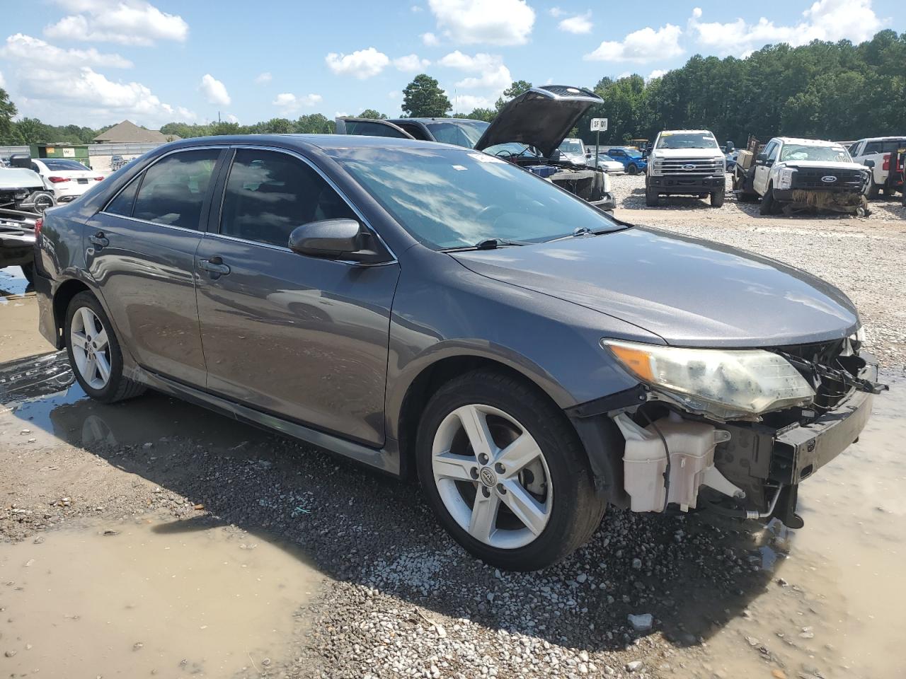 2014 Toyota Camry L Серый vin: 4T1BF1FK8EU850184