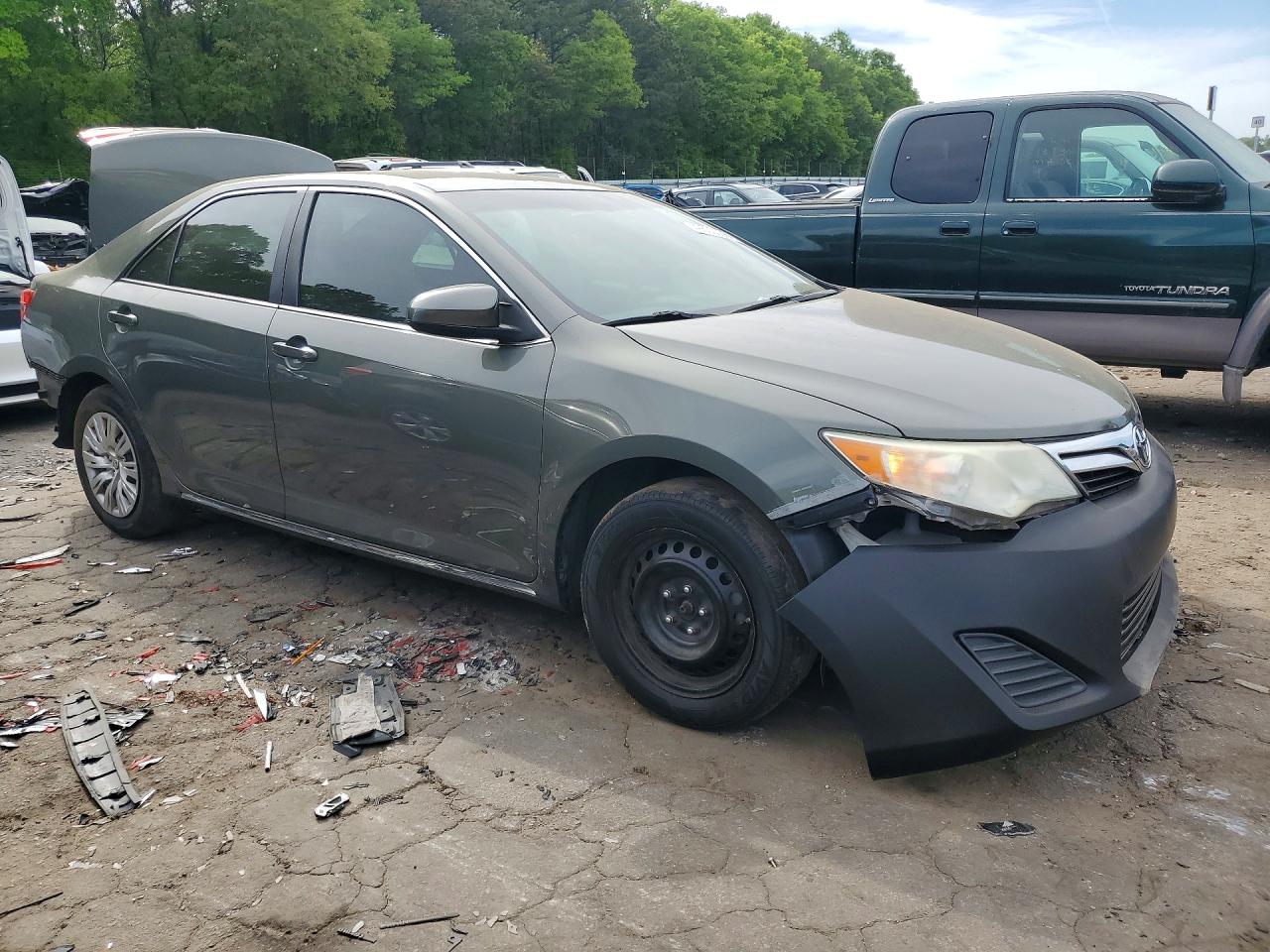2014 Toyota Camry Le Зеленый vin: 4T1BF1FK8EU858110