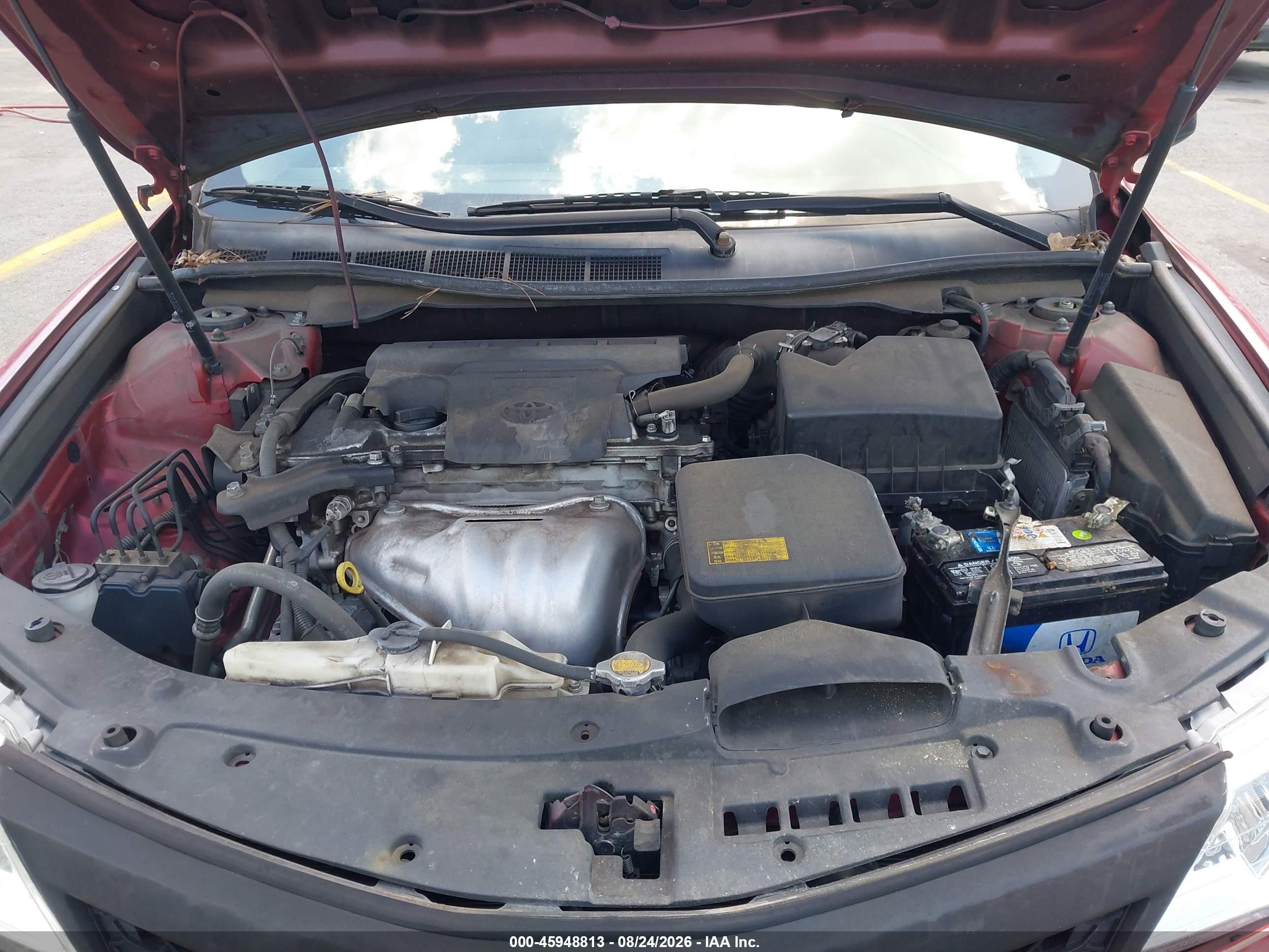 2014 Toyota Camry Se Red vin: 4T1BF1FK8EU867910