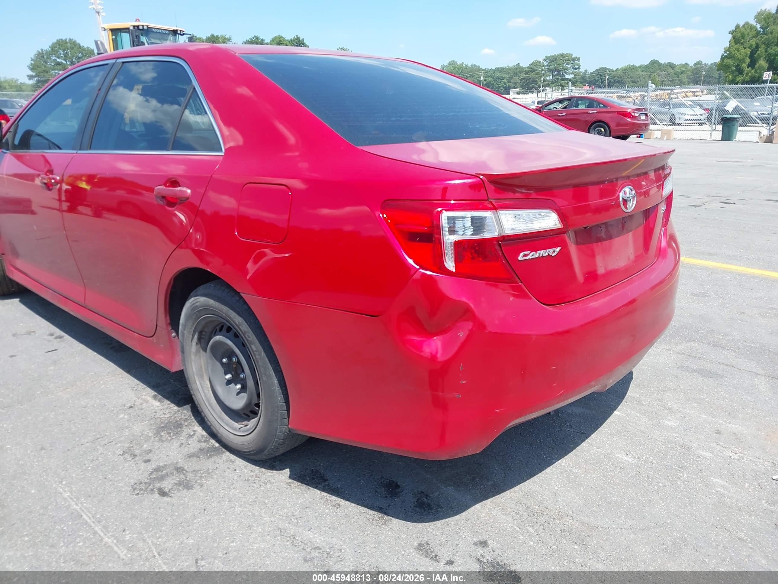 2014 Toyota Camry Se Red vin: 4T1BF1FK8EU867910