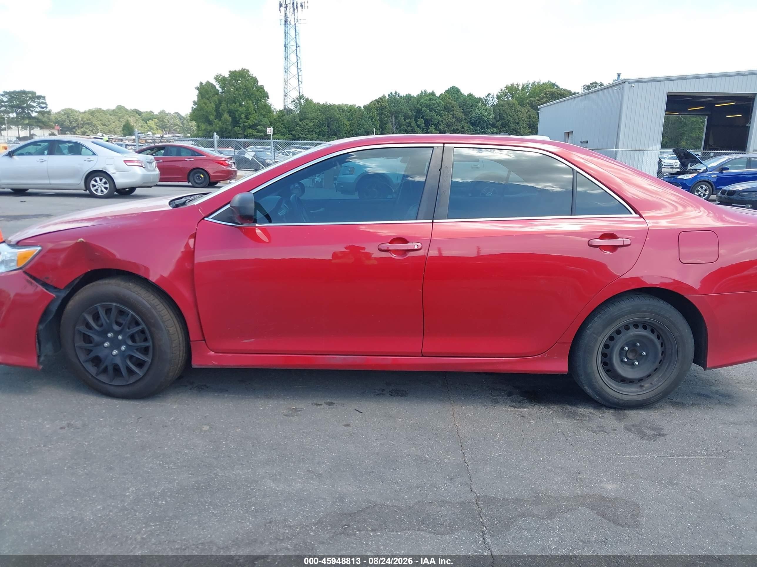 2014 Toyota Camry Se Red vin: 4T1BF1FK8EU867910