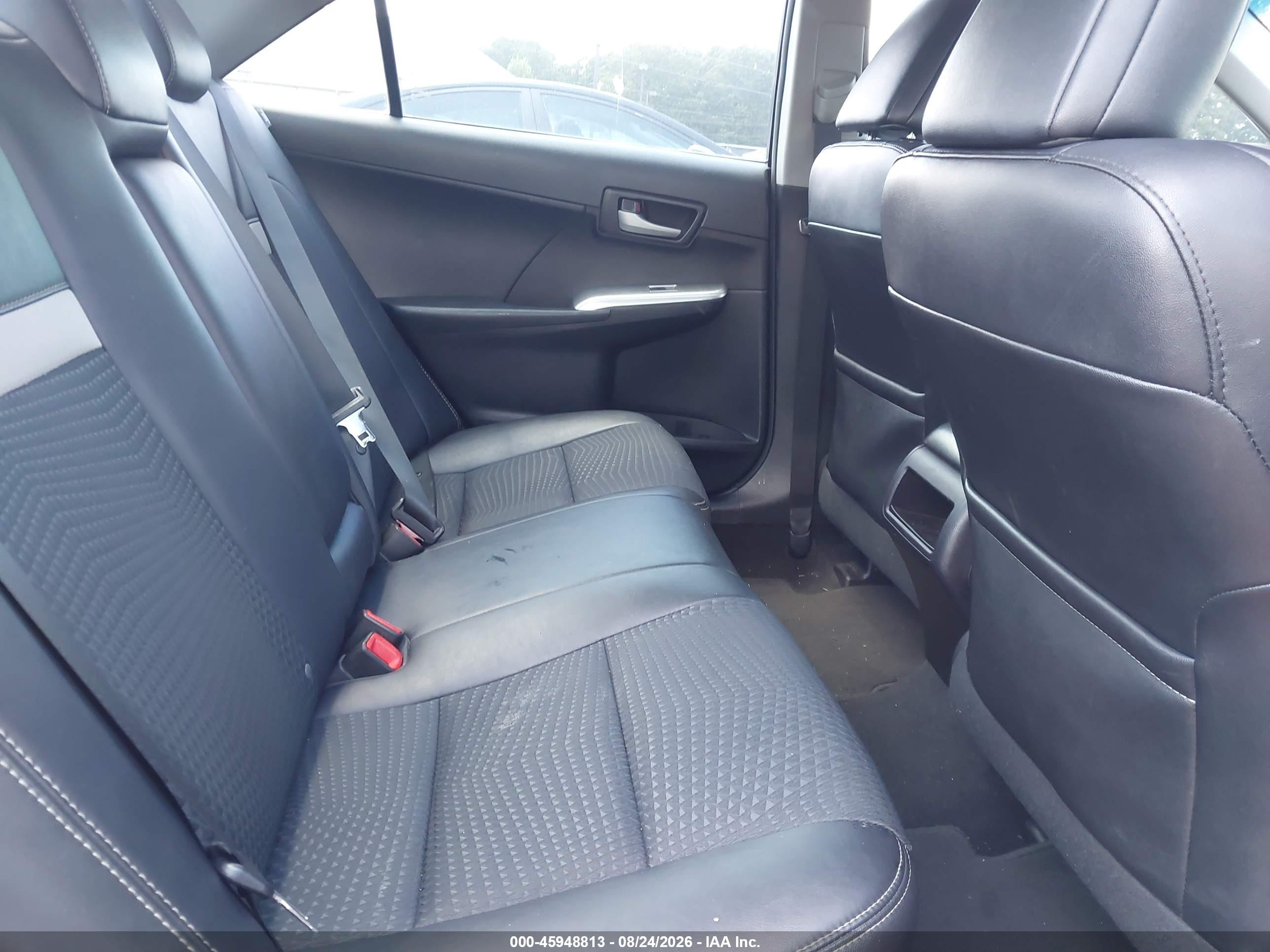 2014 Toyota Camry Se Red vin: 4T1BF1FK8EU867910